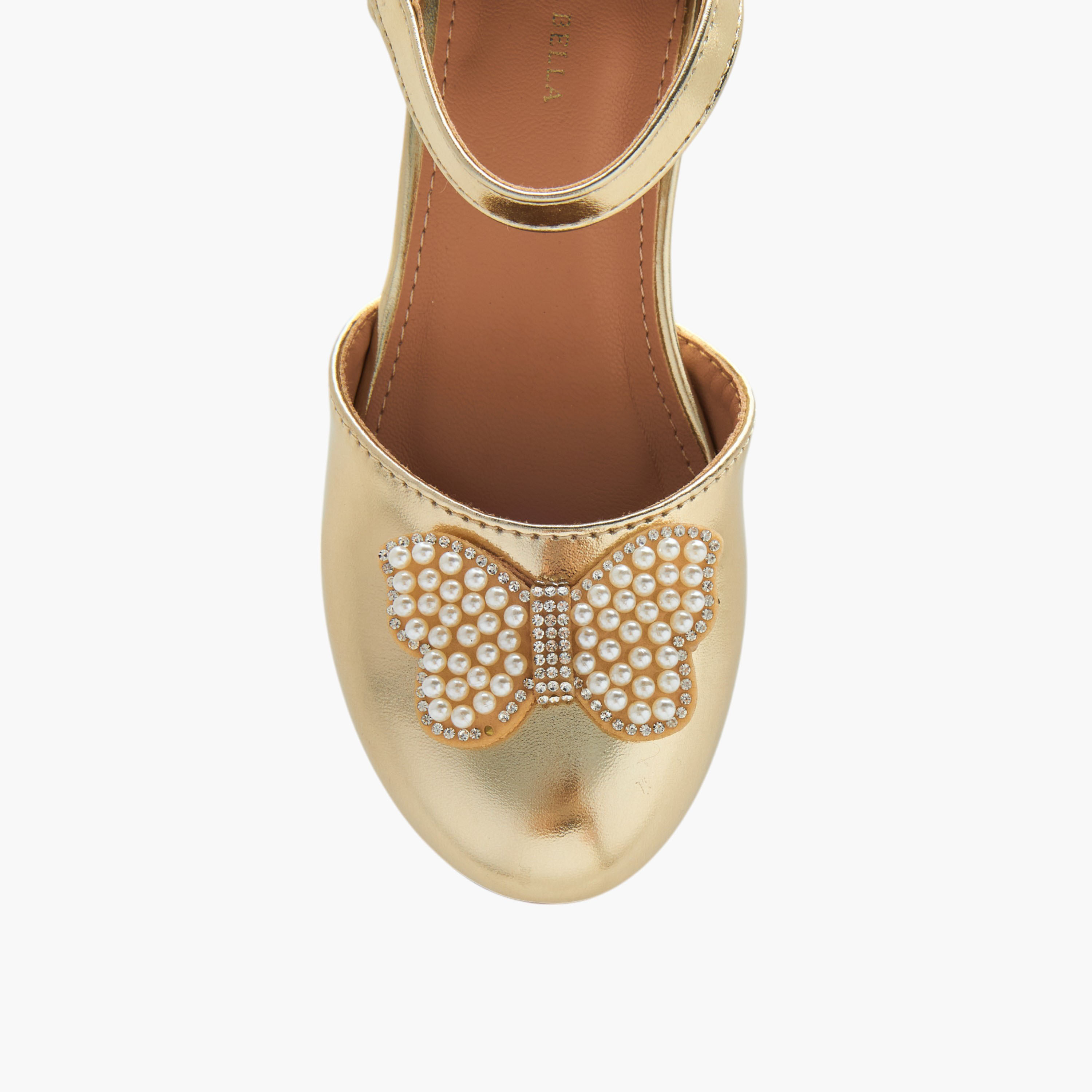 حذاء باليرينا بتزيينات فراشة وشريط إغلاق من فلورا بيلا-girls-shoes-sandals-image-4