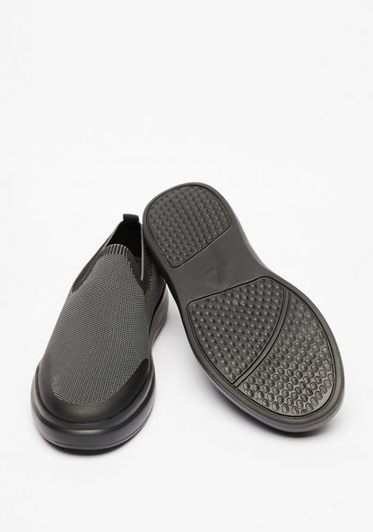 Lee Cooper Men's Textured Slip-On Walking Shoes-Men%27s Sports Shoes-image-2