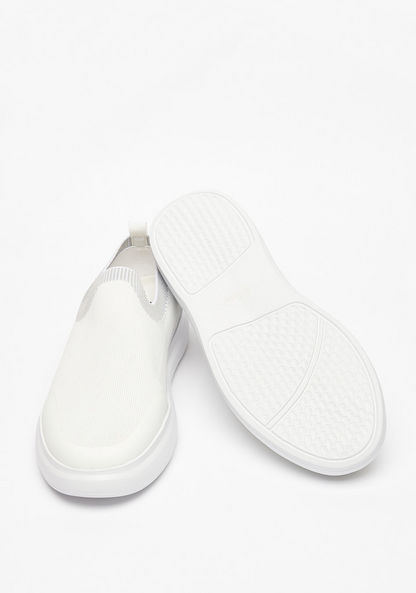 Lee Cooper Men's Textured Slip-On Walking Shoes-Men%27s Sports Shoes-image-2