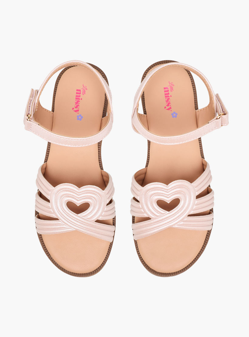 صندل بشريط إغلاق لاصق للبنات من ليتل ميسي-girls-shoes-sandals-image-1