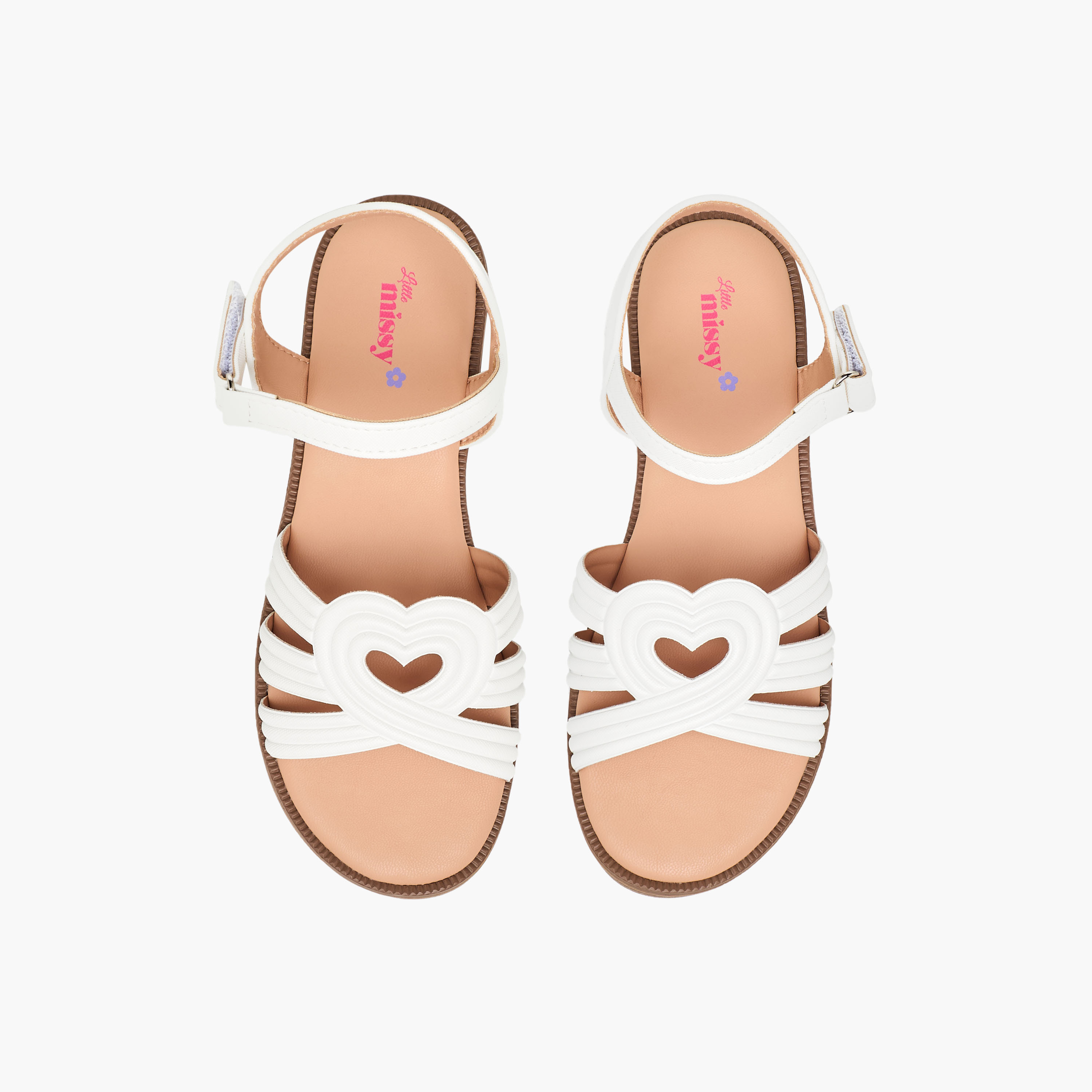 صندل بشريط إغلاق لاصق للبنات من ليتل ميسي-girls-shoes-sandals-image-1