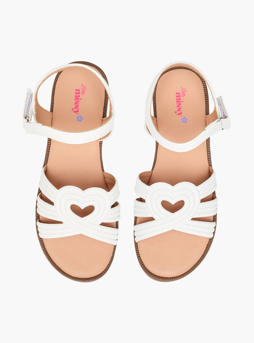 صندل بشريط إغلاق لاصق للبنات من ليتل ميسي-girls-shoes-sandals-image-1
