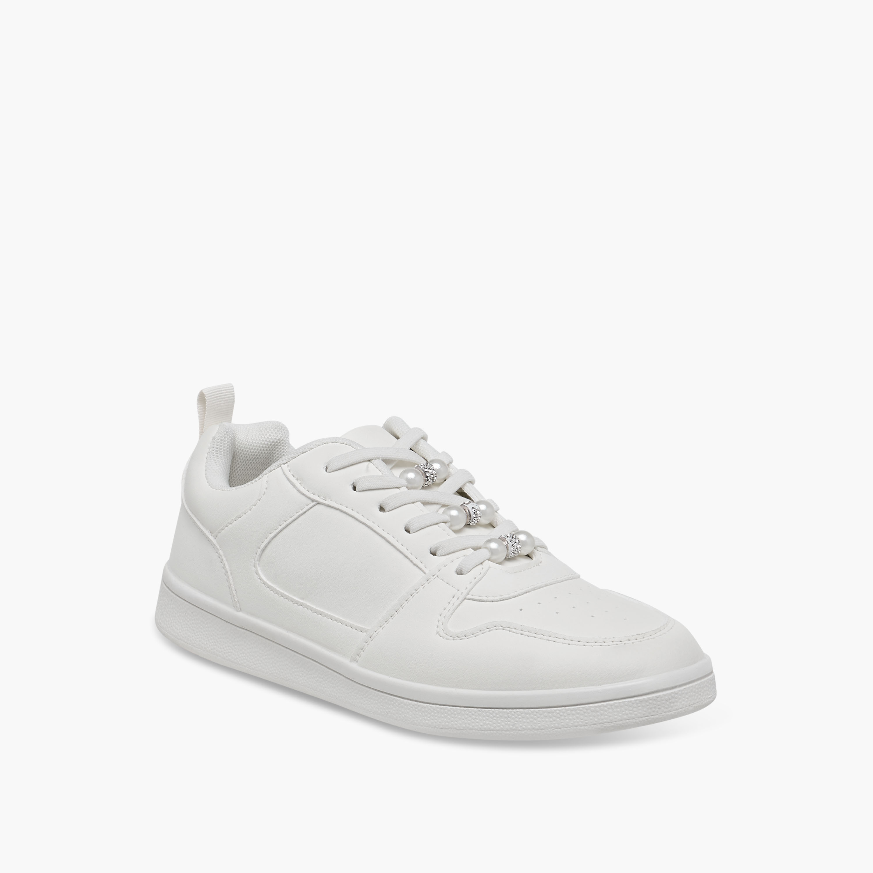 Flora Bella Girls Lace-Up Ankle Sneakers-girls-shoes-sneakers-image-2