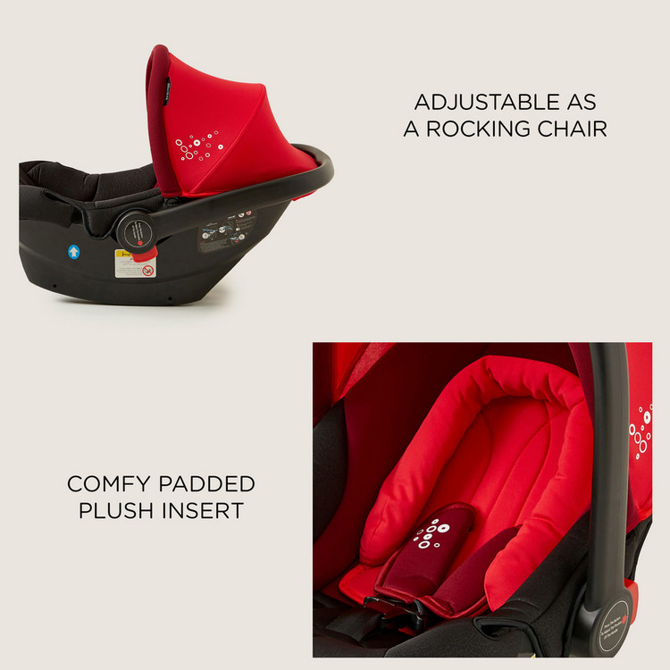 Juniors Golf Infant Car Seat with 3-Point Harness and Canopy
