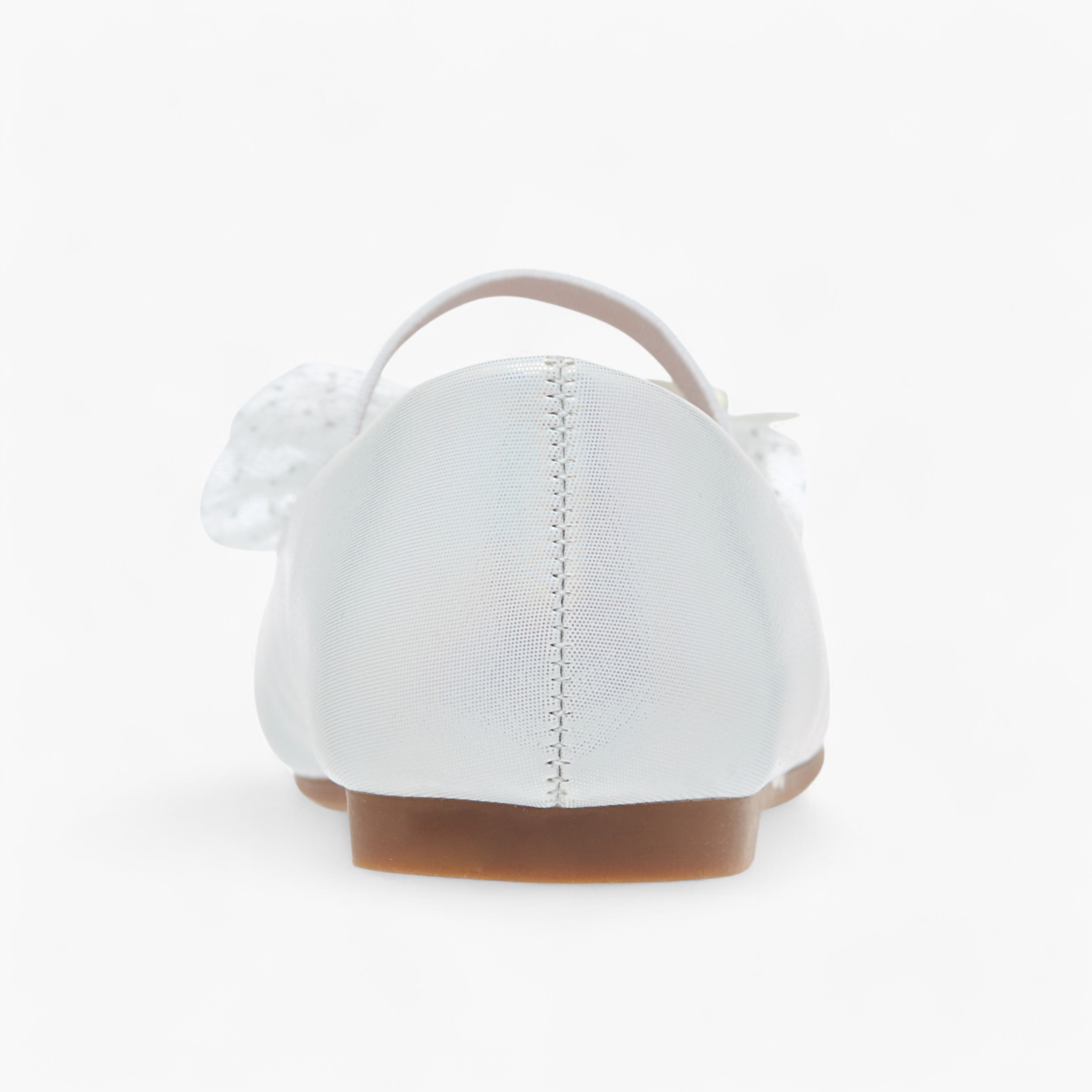 Flora Bella Bow Detail Ballerinas with Elastic Closure-girls-shoes-ballerinas-image-5