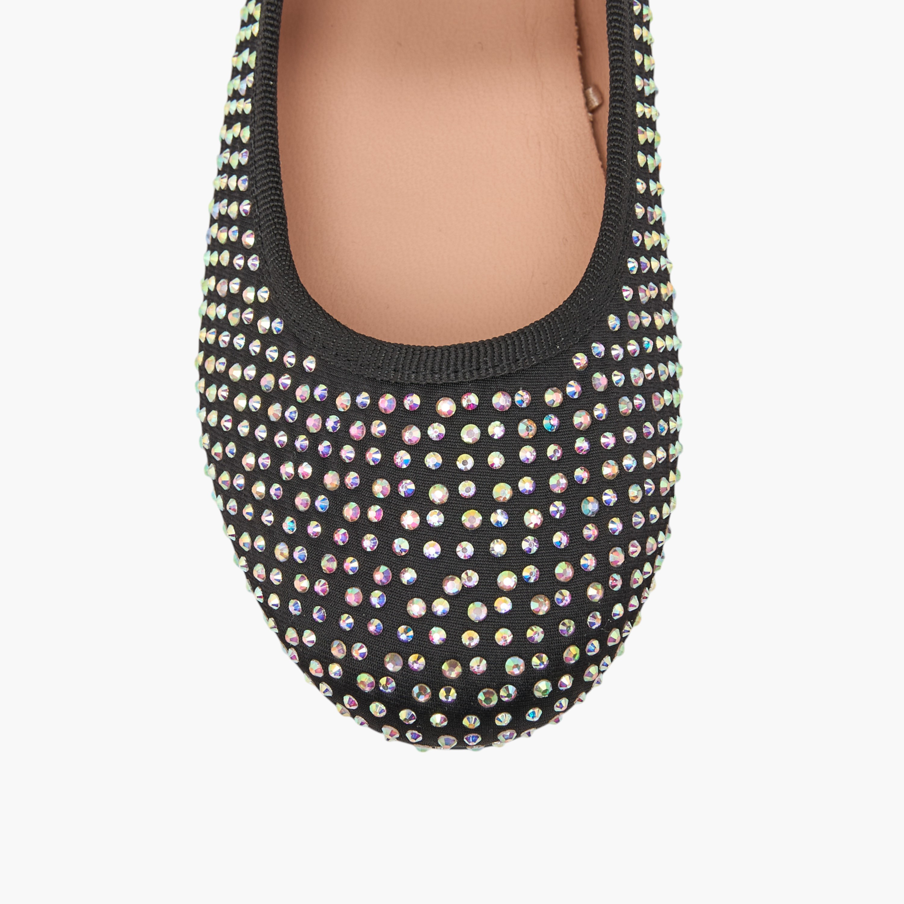 حذاء باليرينا مزين بالأحجار بشريط إغلاق لاصق من فلورا بيلا-girls-shoes-ballerinas-image-4
