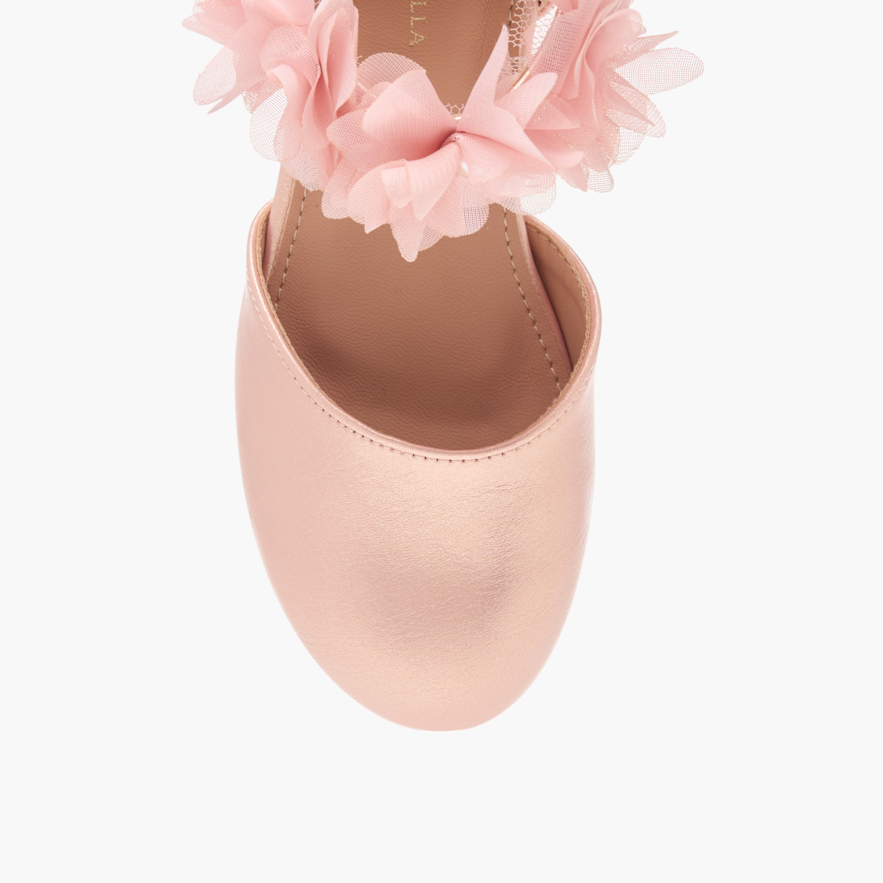 Flora Bella Block Heel Ballerina with Hook and Loop Closure-girls-shoes-sandals-image-4