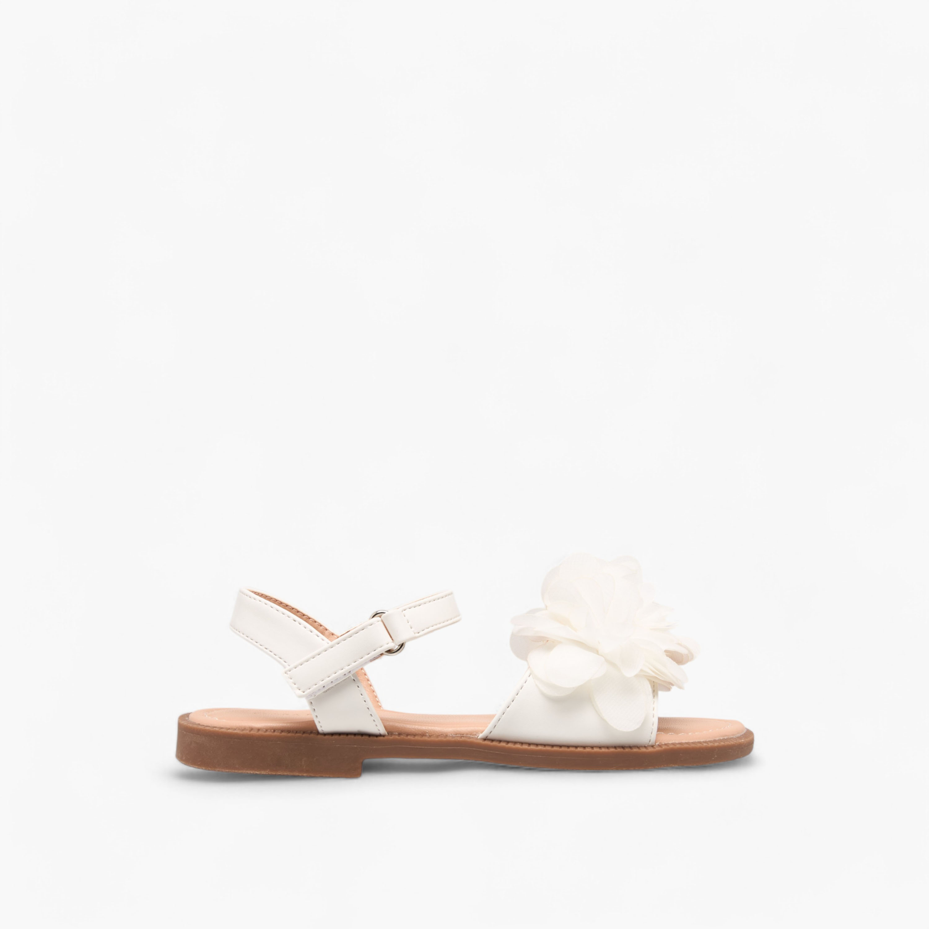 صندل بحزام وزخارف زهرية وشريط إغلاق لاصق من فلورا بيلا-girls-shoes-sandals-image-2