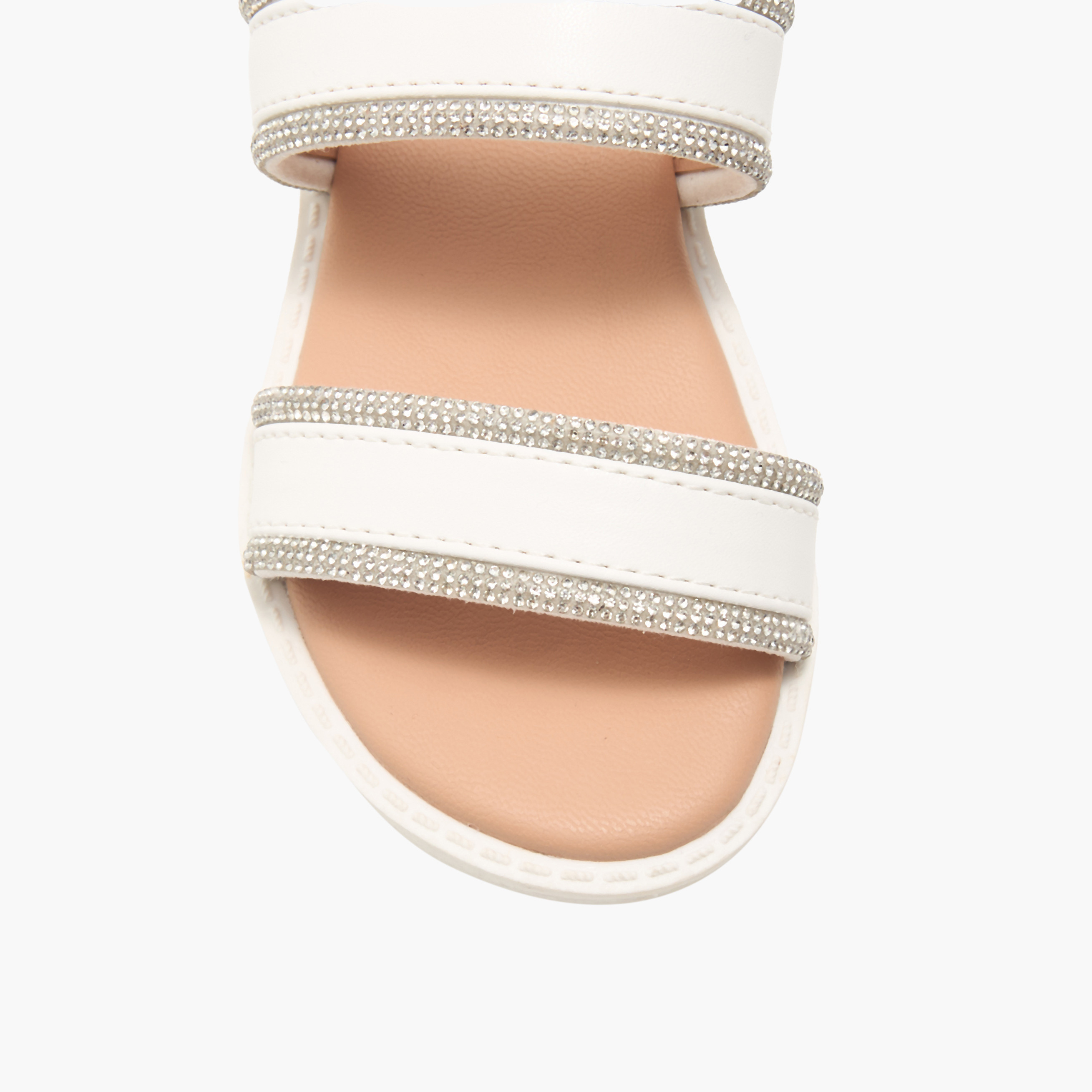 صندل بشريط إغلاق لاصق وحزام مزيّن من فلورا بيلا-girls-shoes-sandals-image-6