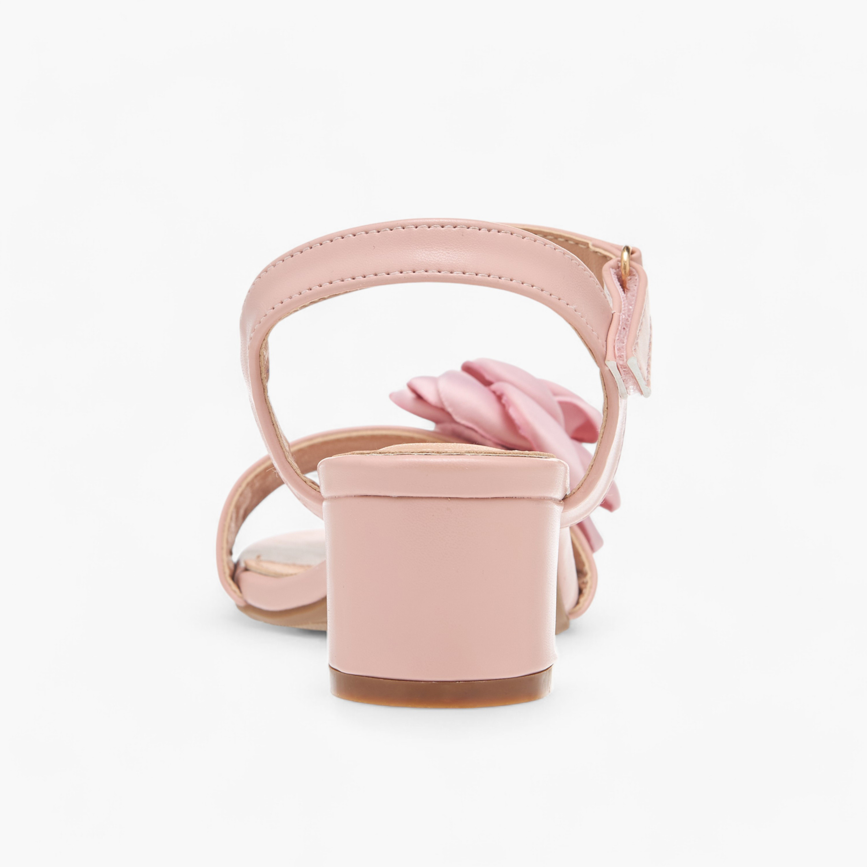 صندل بشريط إغلاق لاصق وزخرفة فيونكة من فلورا بيلا-girls-shoes-sandals-image-5