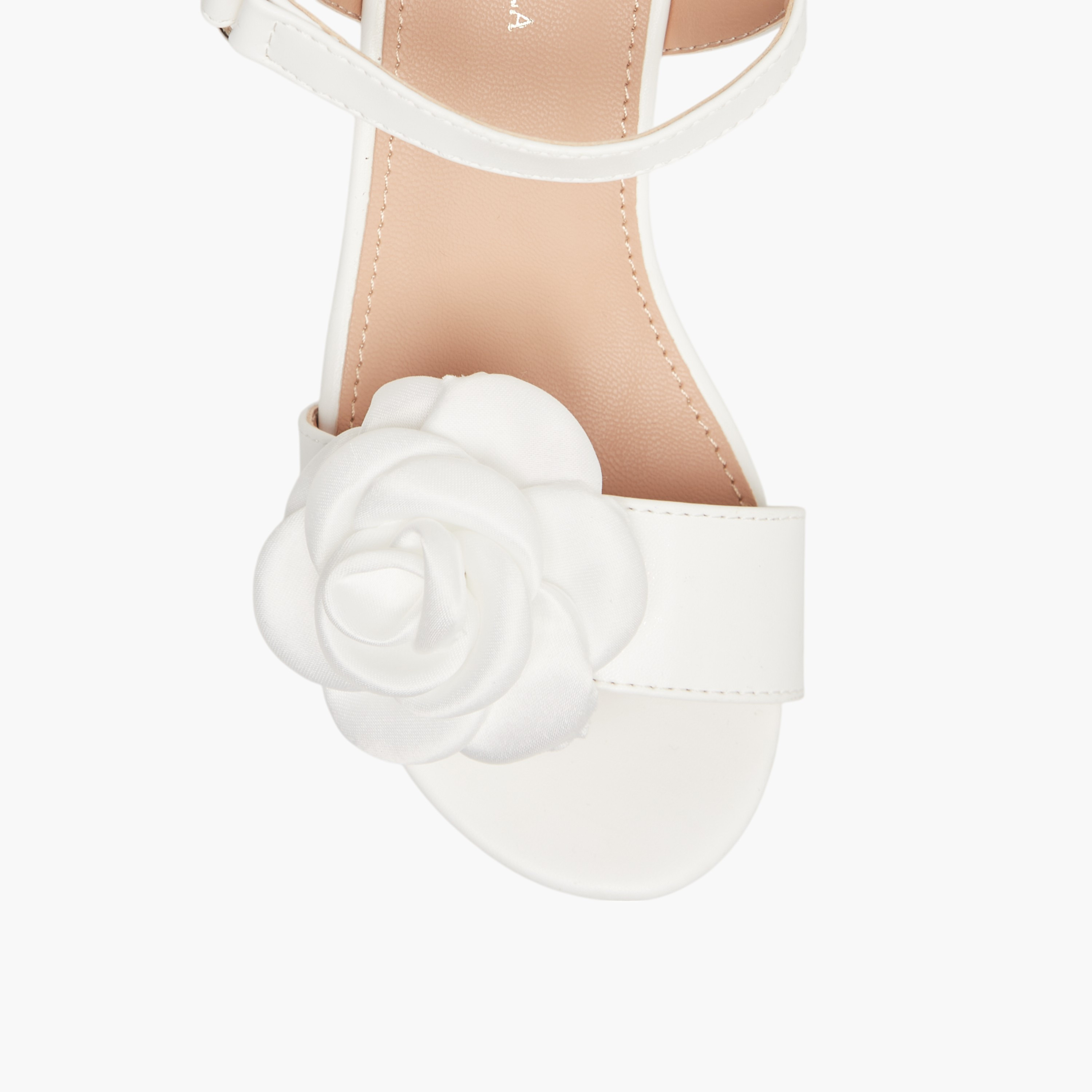 صندل بشريط إغلاق لاصق وزخرفة فيونكة من فلورا بيلا-girls-shoes-sandals-image-4