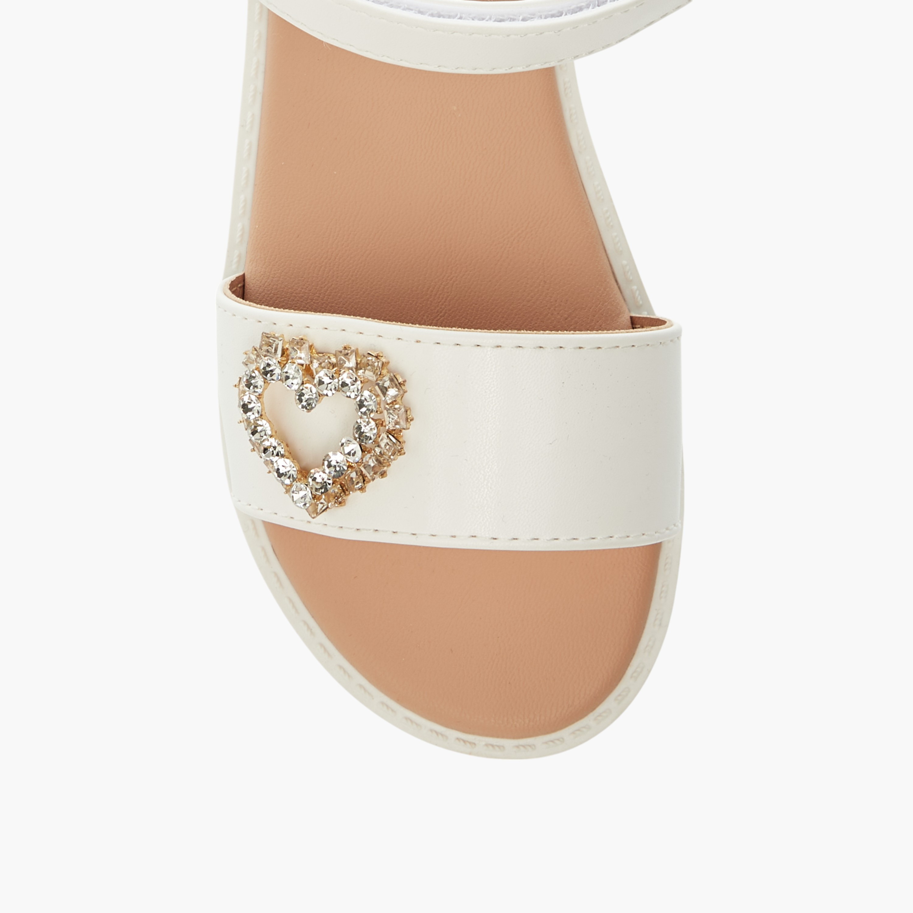 صندل بزينة قلب وشريط إغلاق لاصق من فلورا بيلا-girls-shoes-sandals-image-7