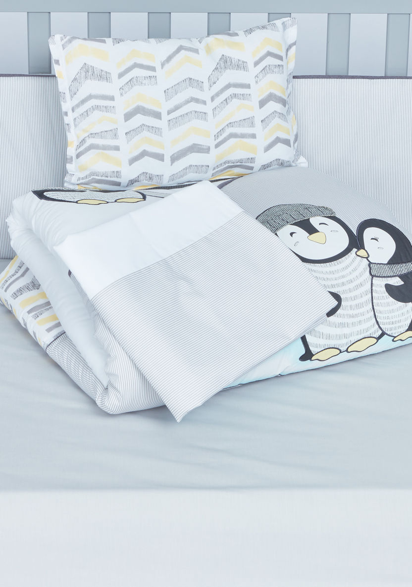 Juniors Penguin Printed 5-Piece Comforter Set-Baby Bedding-image-3