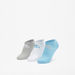 Kappa Logo Print Ankle Length Sports Socks - Set of 3-Boy%27s Socks-thumbnail-0