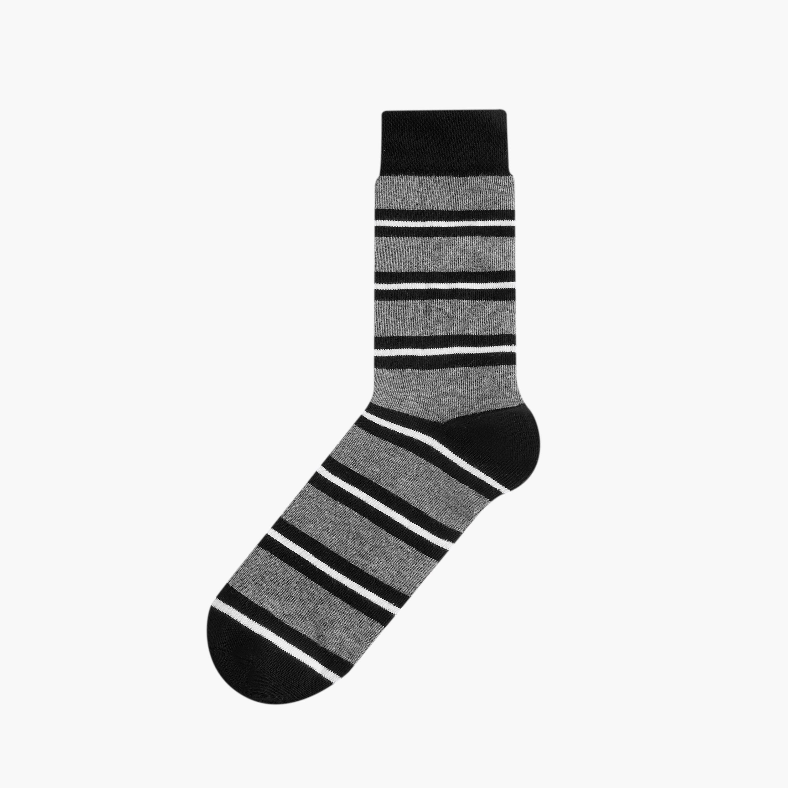 Duchini Assorted Crew Length Socks - Set of 5-men-socks-image-2