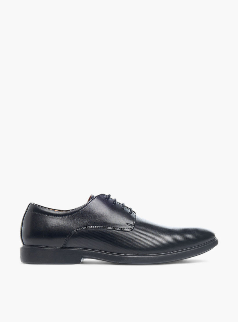 حذاء ديربي جلد برباط إغلاق بارز الملمس للرجال من دوتشيني-men-shoes-formalshoes-image-3
