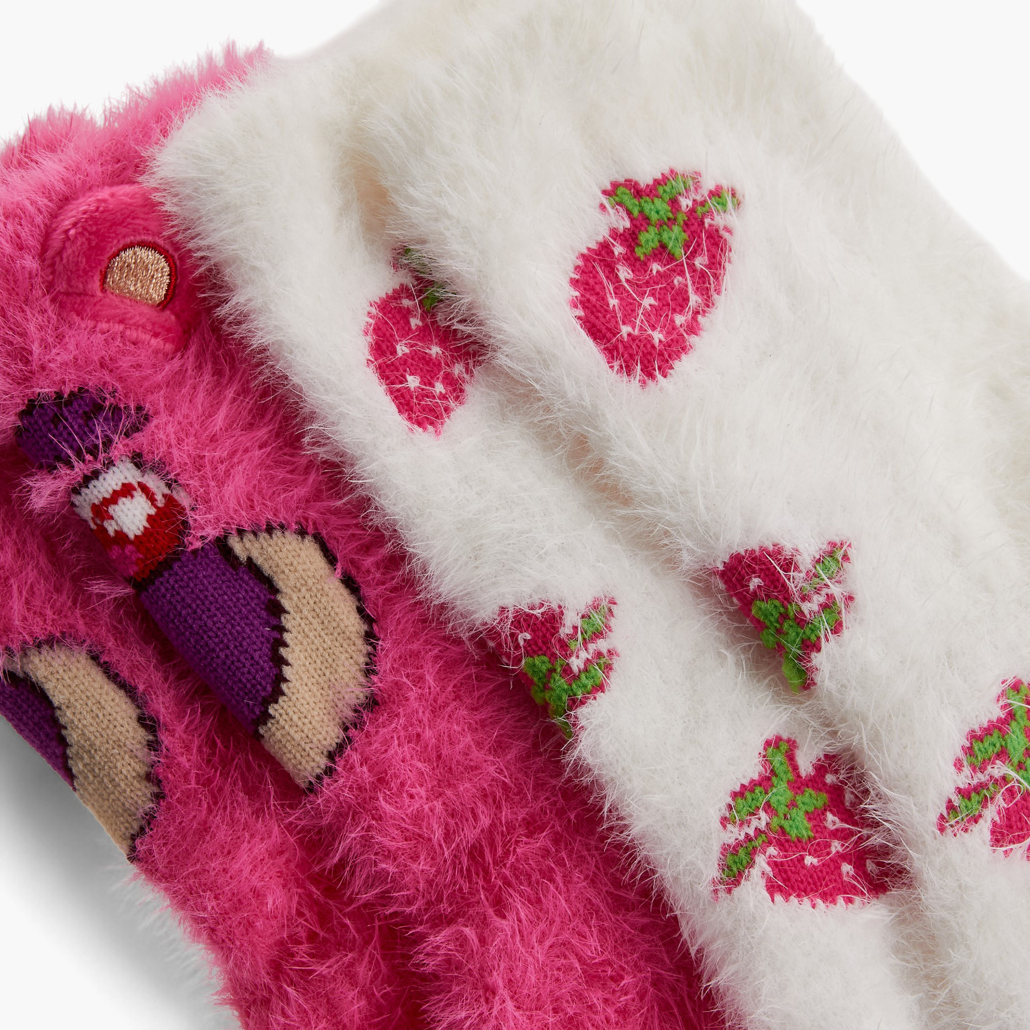 طقم من 2 - جوارب طول متوسط بزينة لوتسو للبنات من ديزني-girls-accessories-socks-image-4