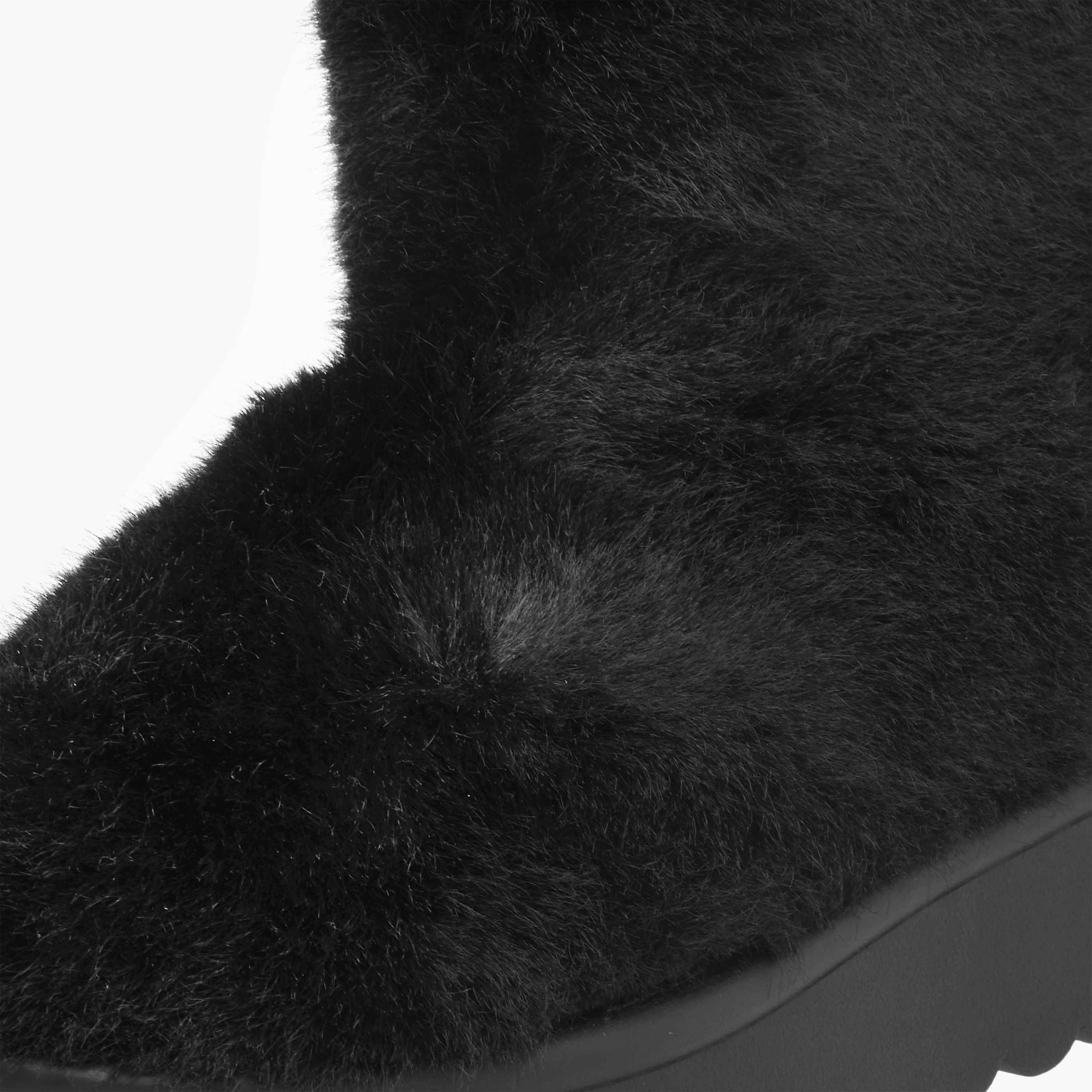 Celeste Women's Textured Slip-On Ankle Boots with Platform Heel-women-shoes-boots-image-4