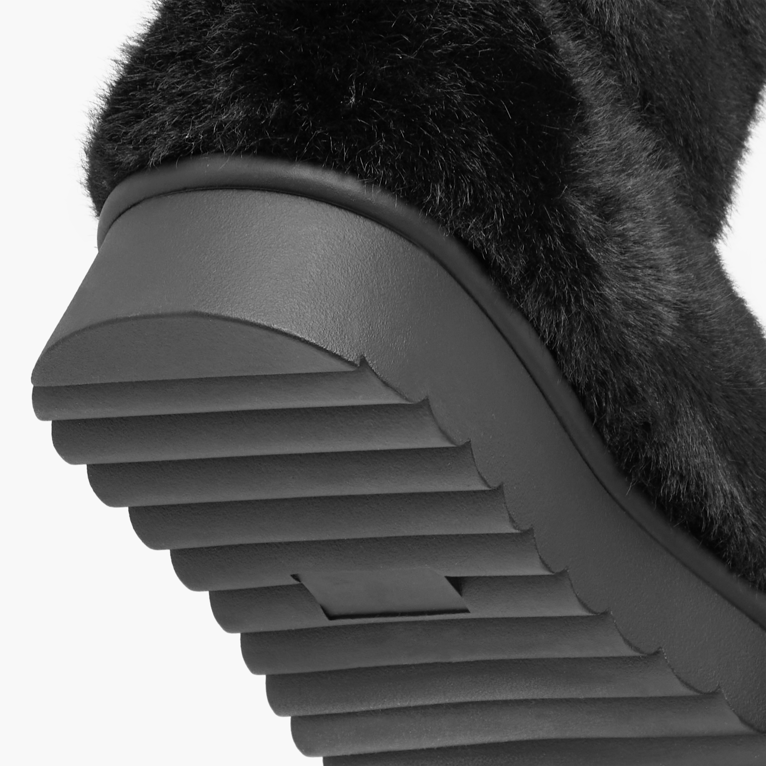 بوت طول الكاحل بارز الملمس سهل الارتداء بكعب بلاتفورم للنساء من سيليست-women-shoes-boots-image-5