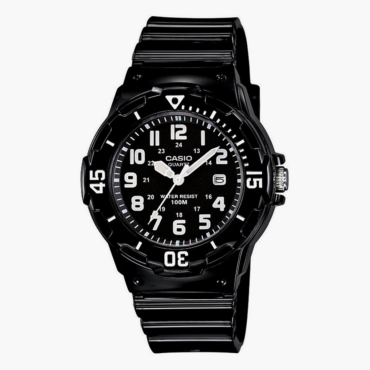 Casio Women's Black Analog Resin Strap Watch LRW-200H-1BVDF-women-watchesandjewellery-watches-image-1