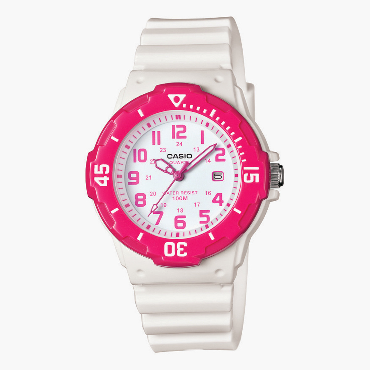 Casio Women's White Analog Resin Strap Watch LRW-200H-4BVDF | 34 MM-women-watchesandjewellery-watches-image-1