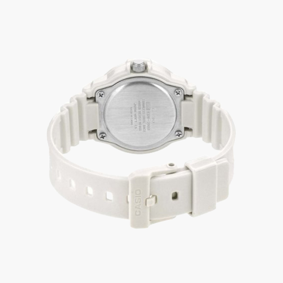 ساعة تناظرية بيضاء بسوار من الراتنج للنساء من كاسيو LRW-200H-7E2VDF-women-watchesandjewellery-watches-image-3