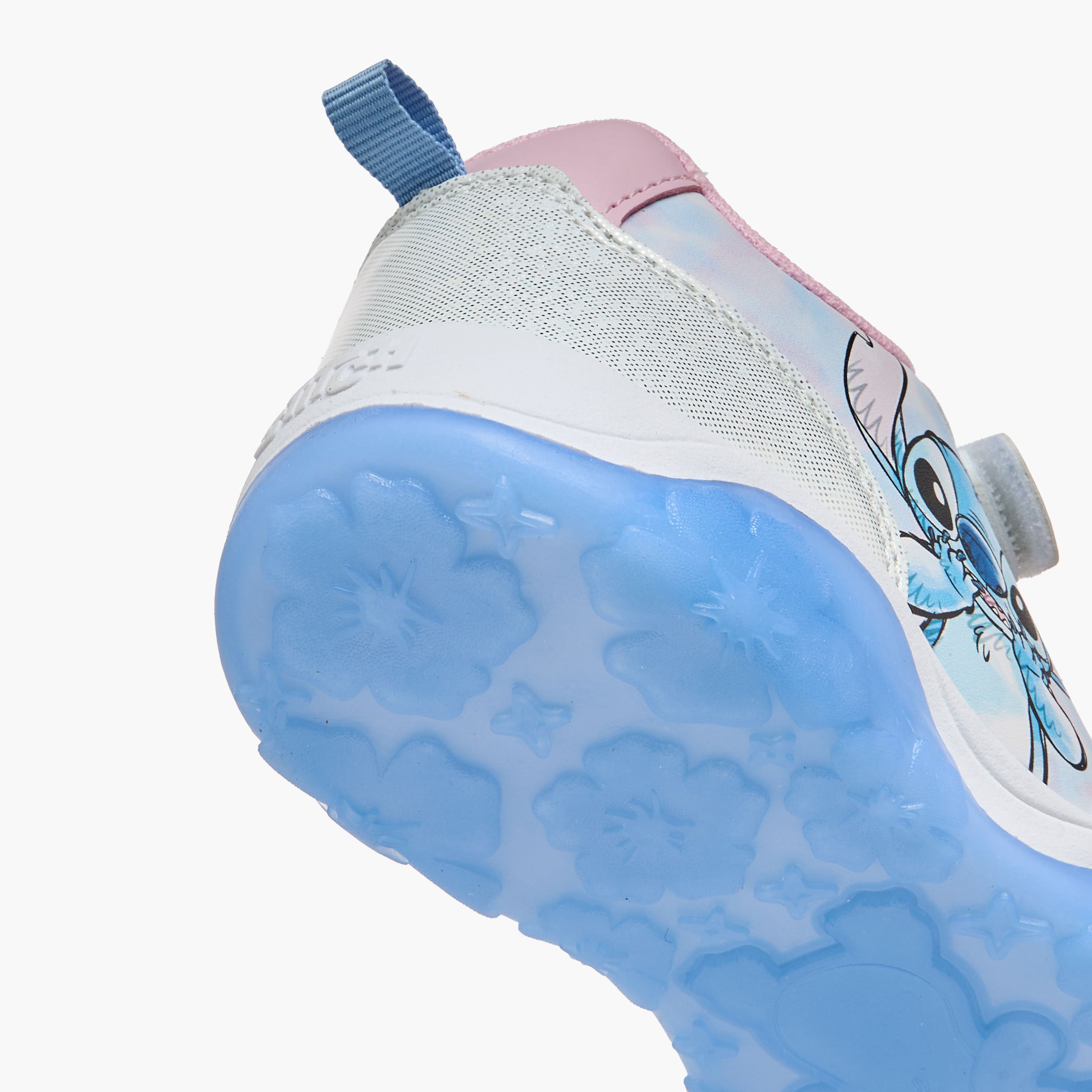 Disney Girls Stitch Print Light-Up Ankle Sneakers-girls-shoes-sneakers-image-5