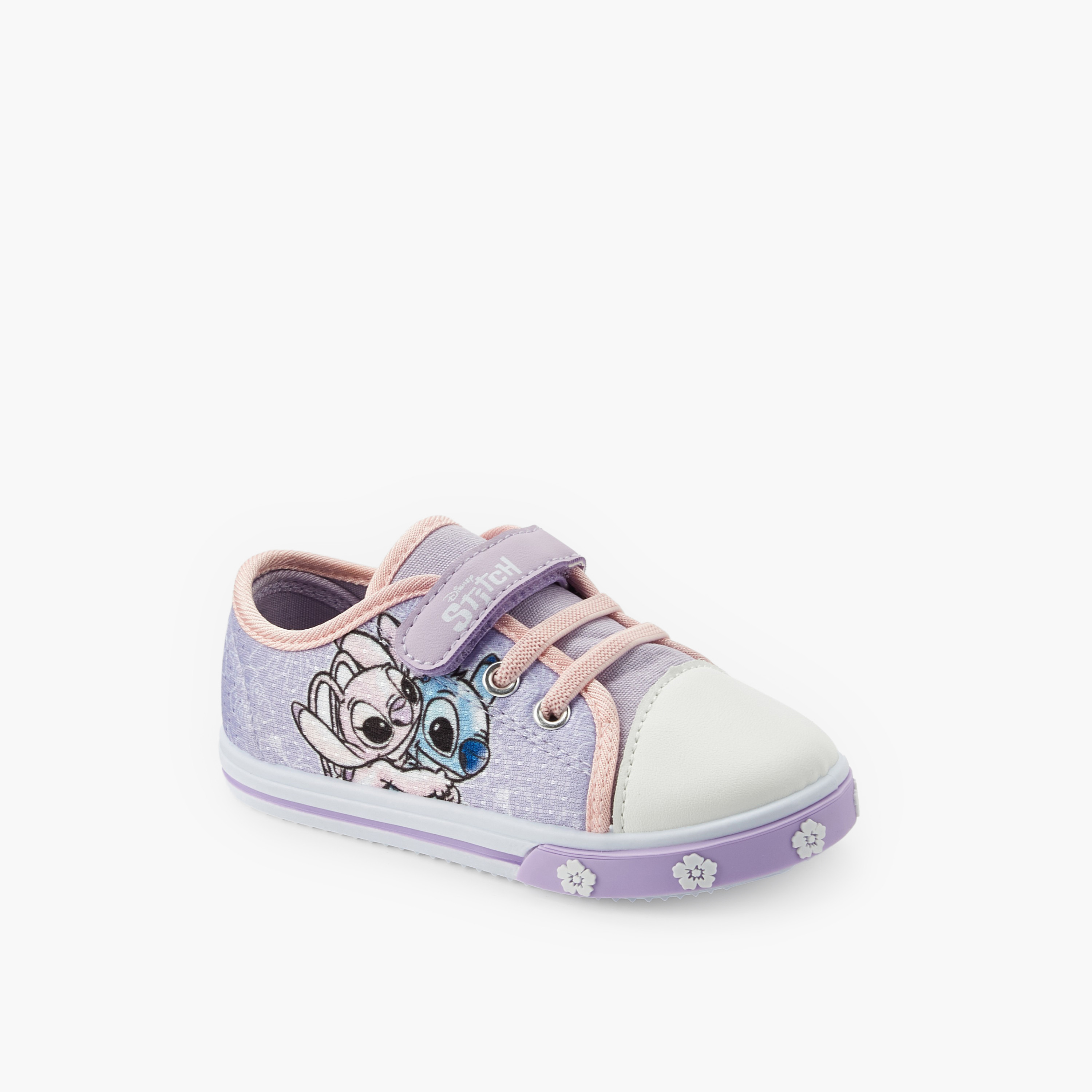 حذاء سنيكرز طول الكاحل بطبعات ستيتش وأنجل للبنات من ديزني-girls-shoes-sneakers-image-2