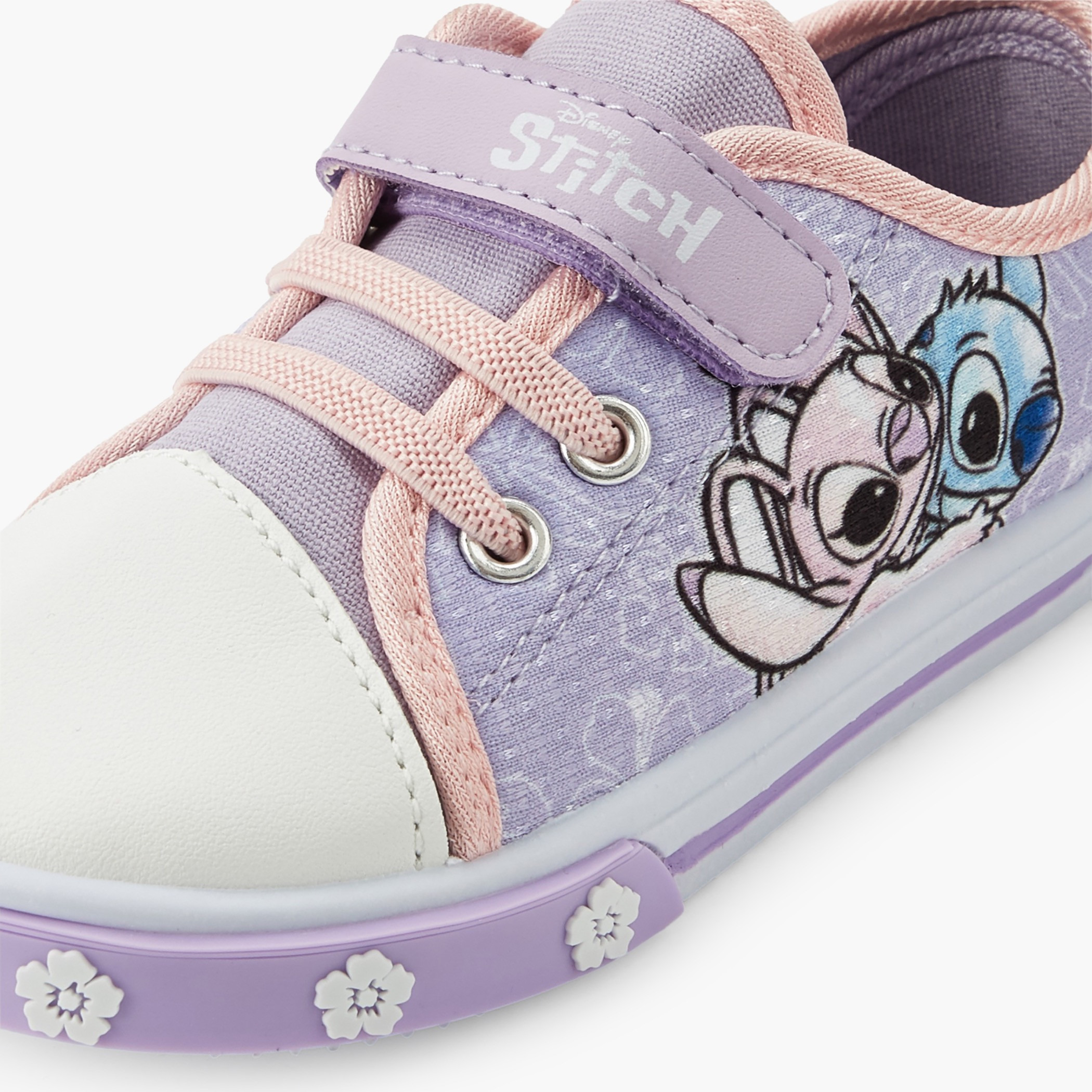 حذاء سنيكرز طول الكاحل بطبعات ستيتش وأنجل للبنات من ديزني-girls-shoes-sneakers-image-4