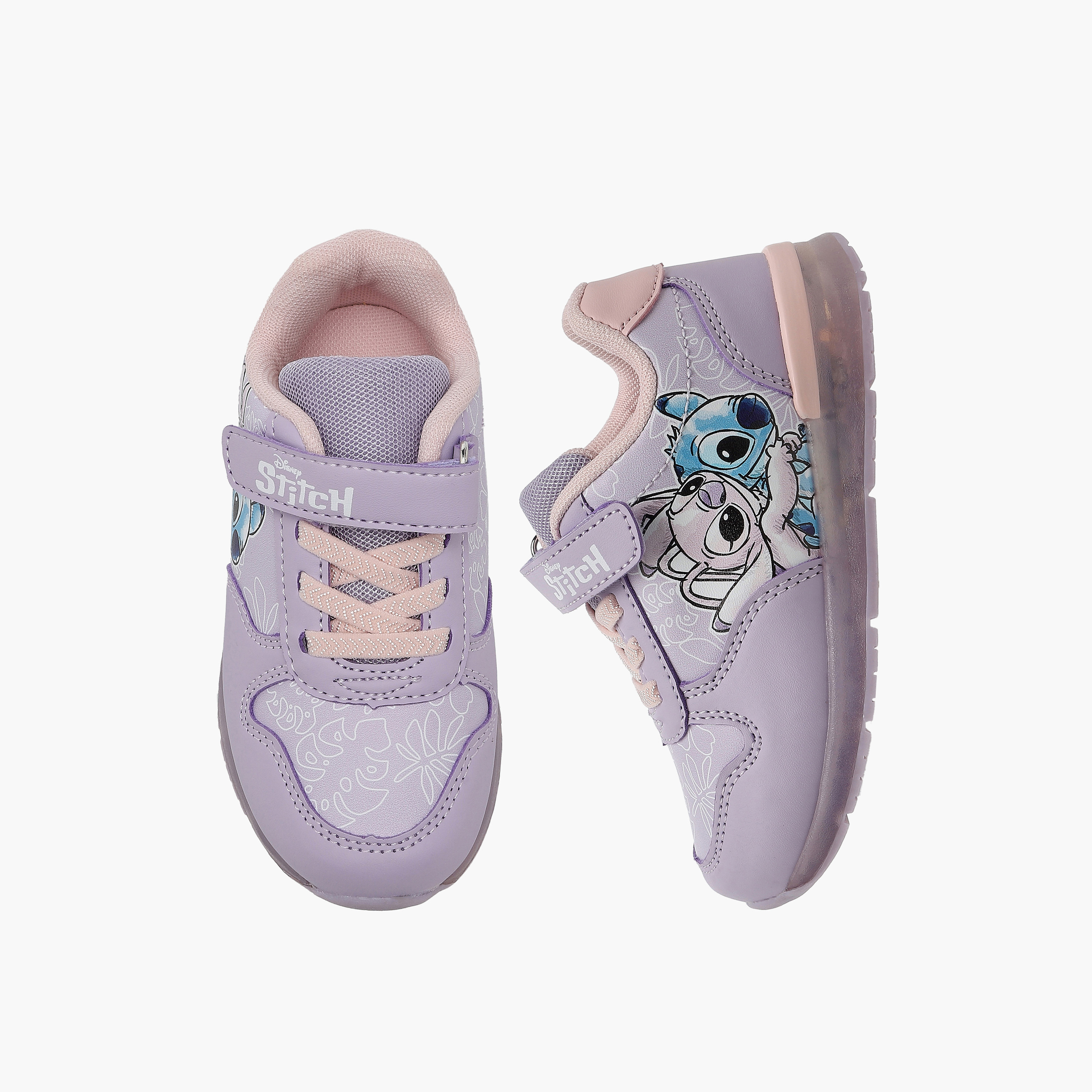 Disney Girls Hook & Loop Ankle Sneakers-girls-shoes-sneakers-image-1