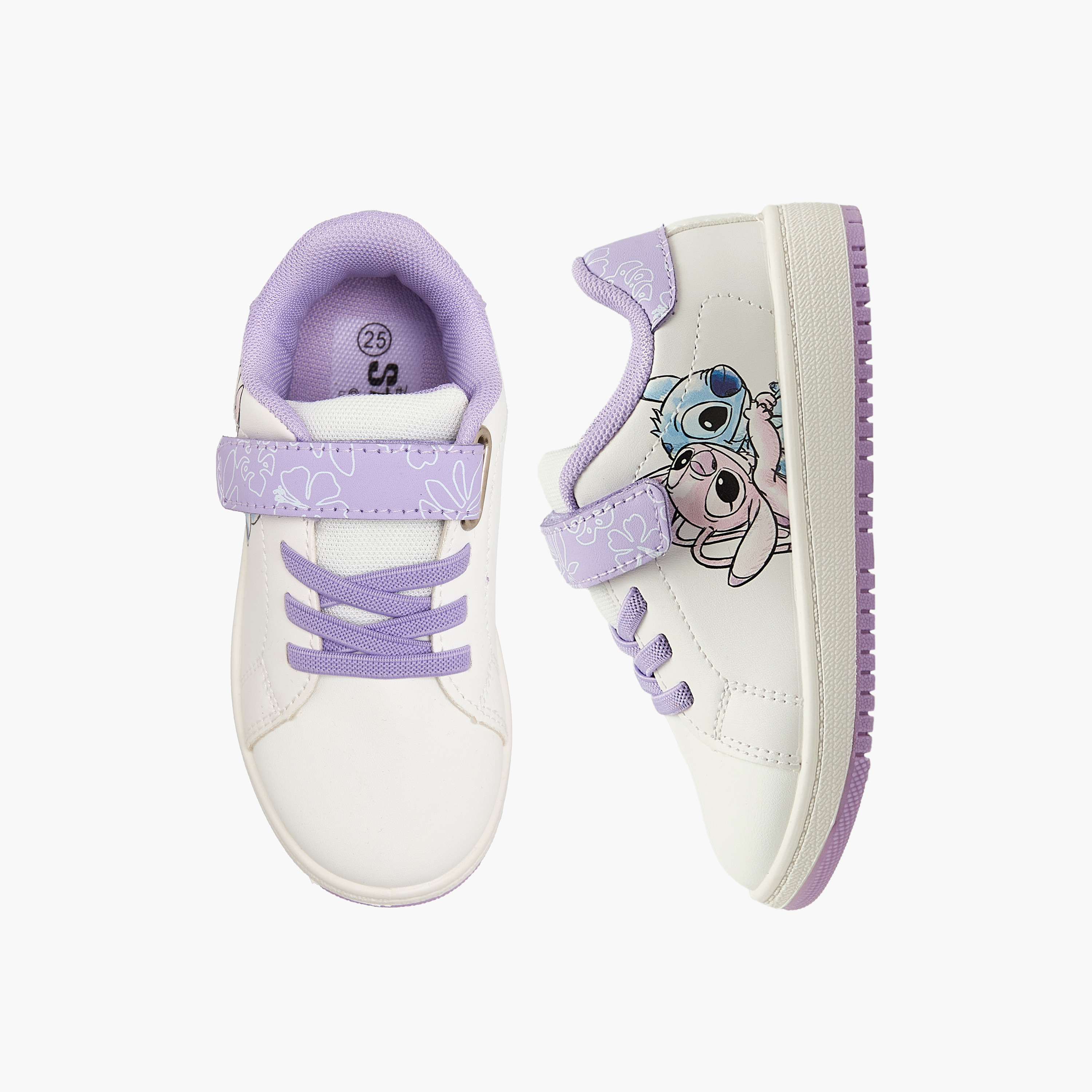 Disney Girls Hook & Loop Ankle Sneakers-girls-shoes-sneakers-image-1