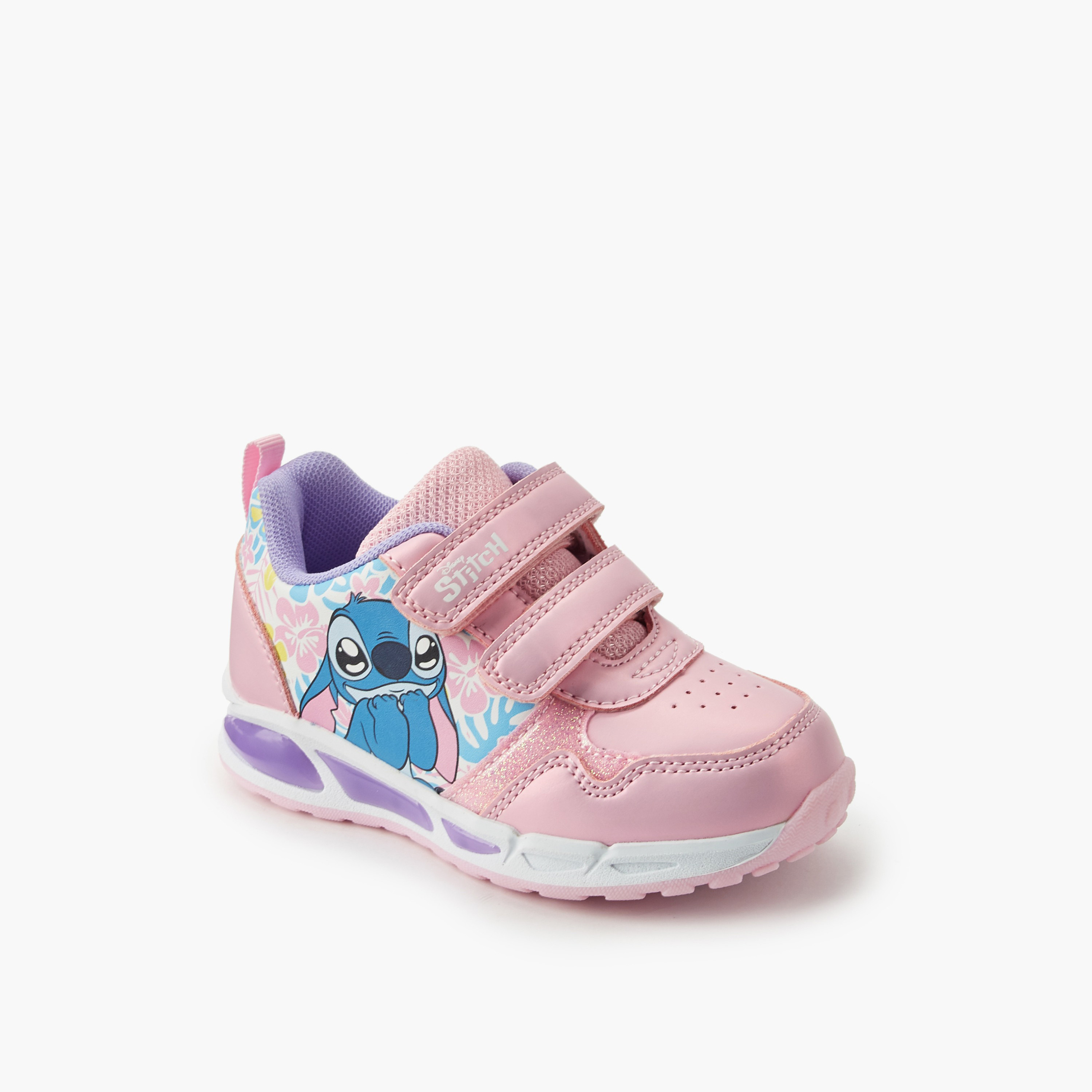 حذاء سنيكرز كاحل مضيء بطبعات ستيتش للبنات من ديزني-girls-shoes-sneakers-image-2