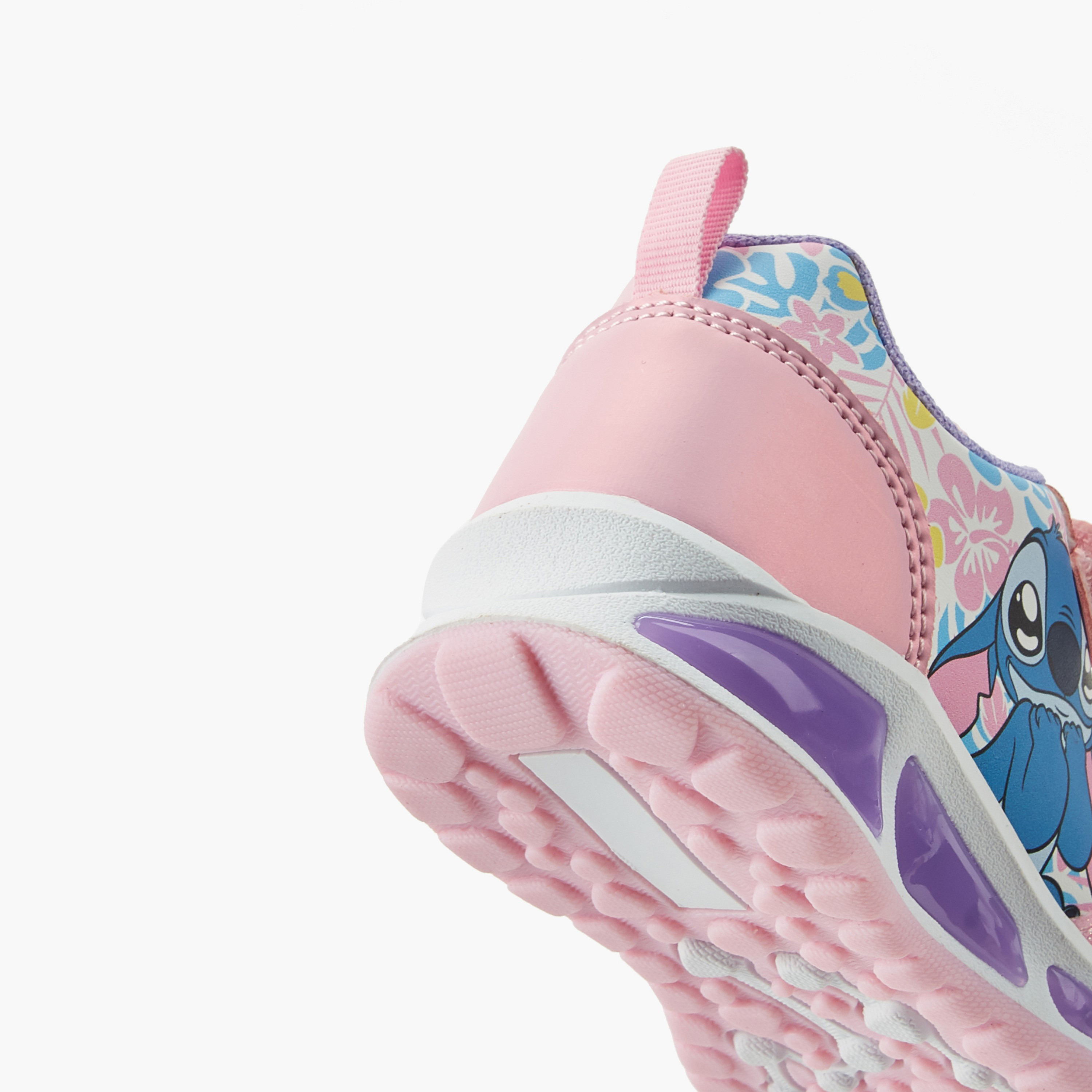 حذاء سنيكرز كاحل مضيء بطبعات ستيتش للبنات من ديزني-girls-shoes-sneakers-image-5