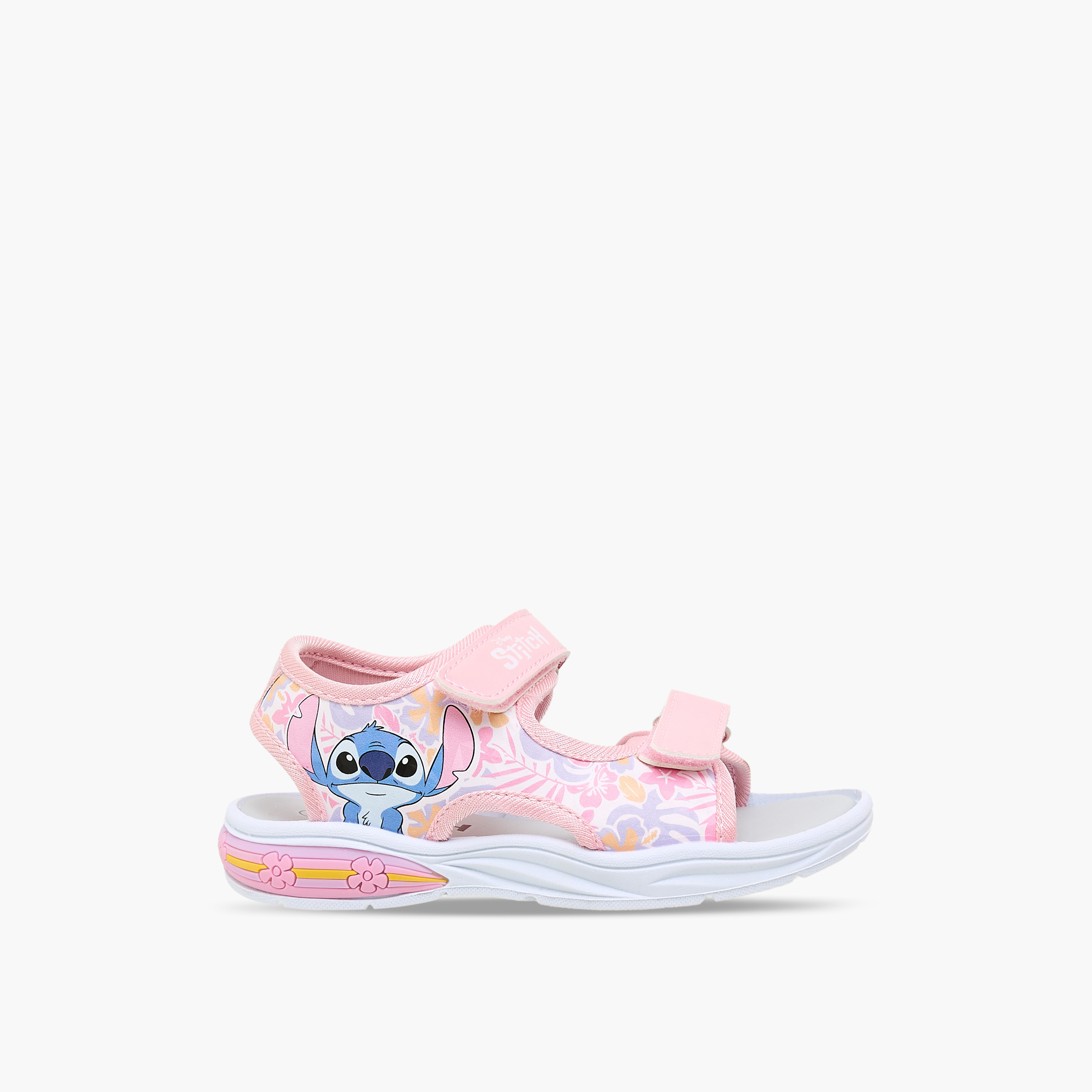 Disney Girls Stitch Print Light-Up Sandals-girls-shoes-sandals-image-2
