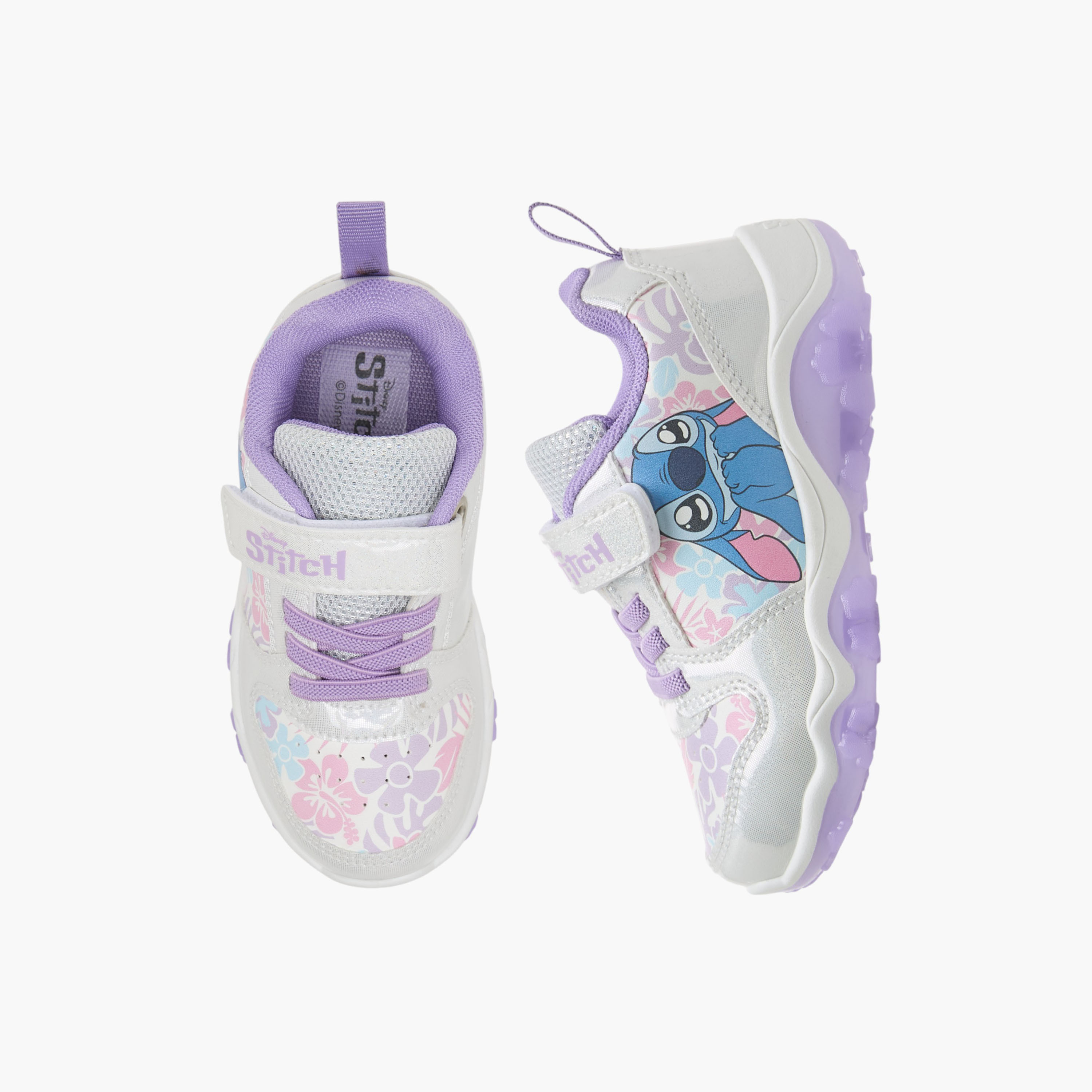 Disney Girls Light-Up Ankle Sneakers-girls-shoes-sneakers-image-1