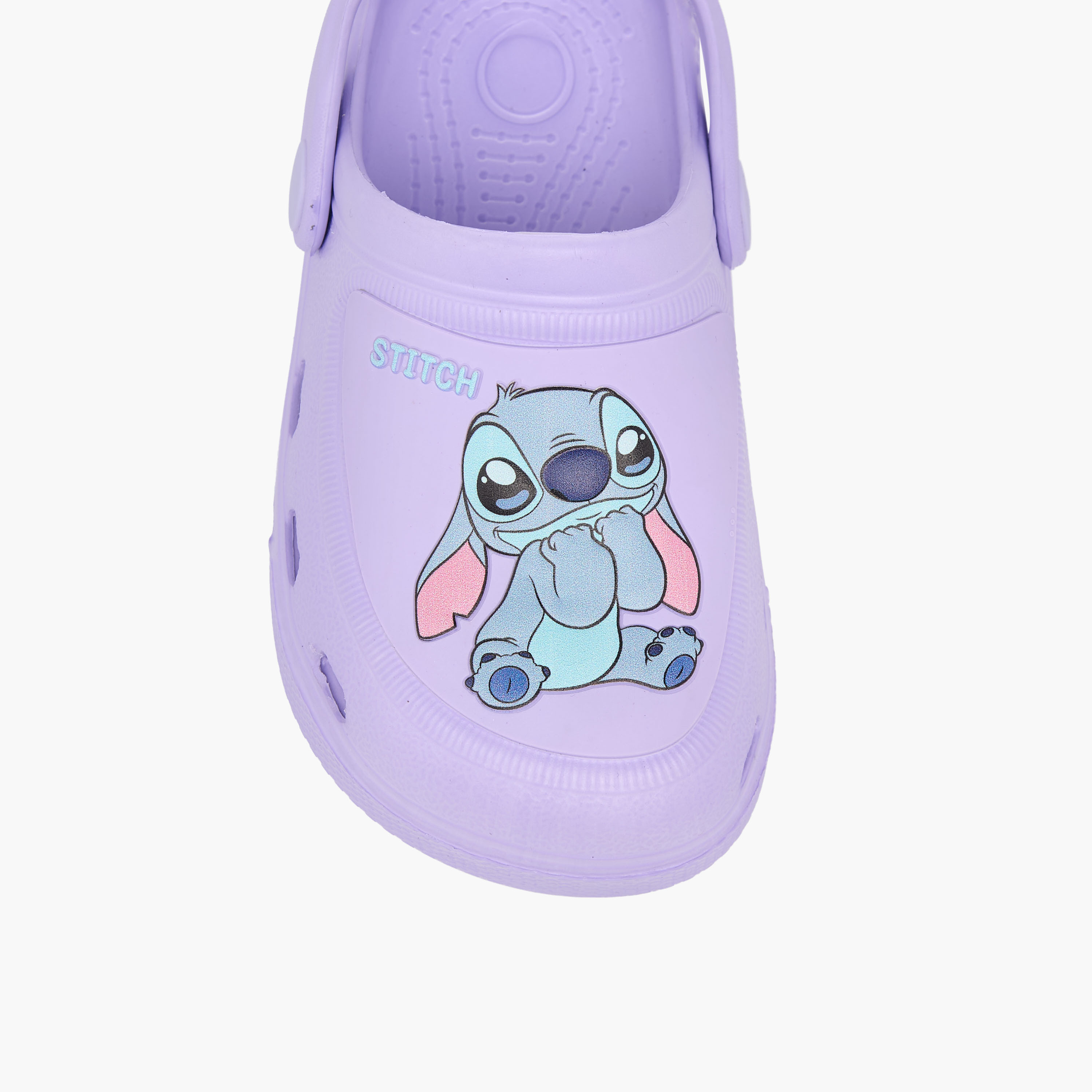 Disney Girls Stitch and Angle Print Clogs-girls-shoes-sandals-image-4