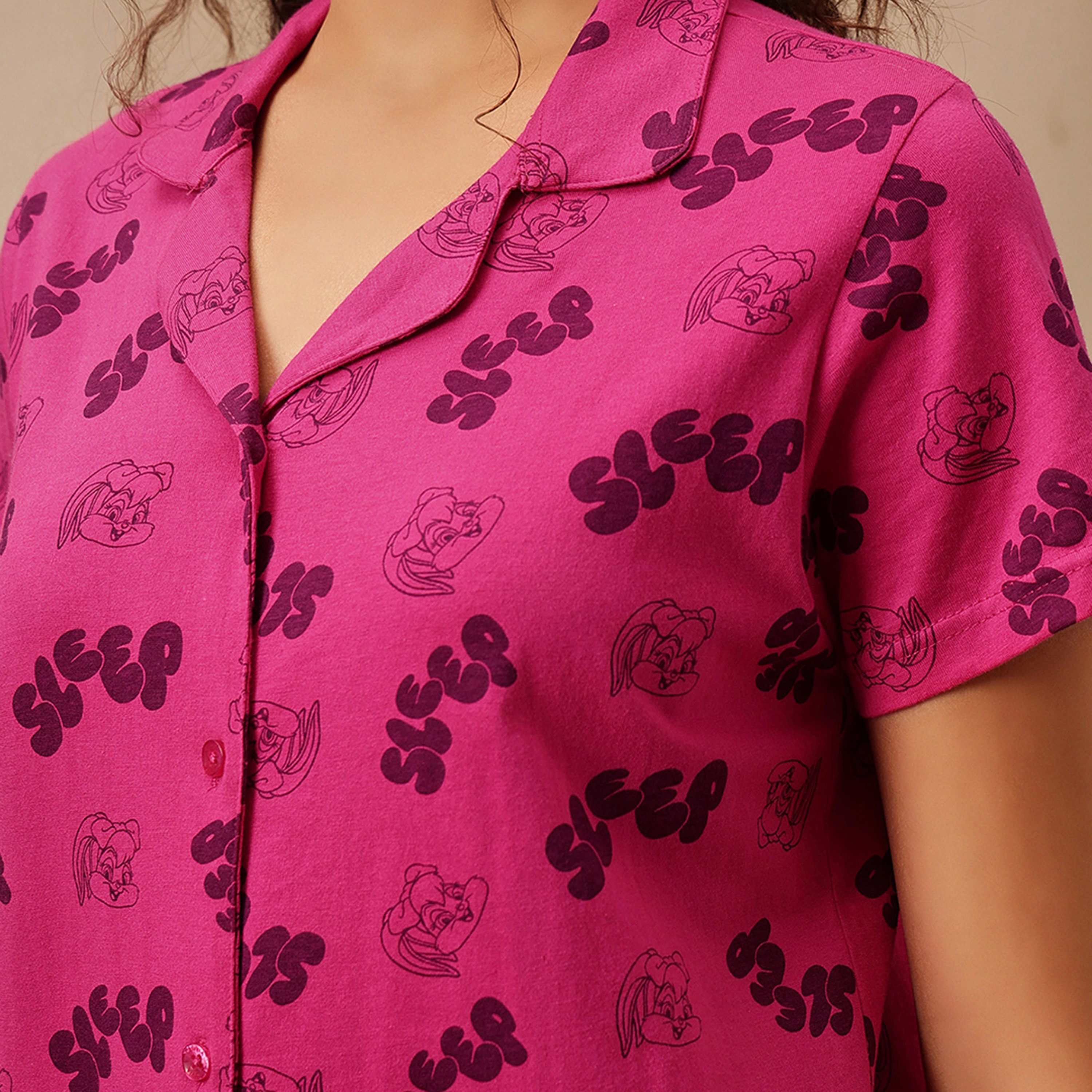 بدلة نوم نسائية "لوني تونز كلاسيك: بيبي لولا" من كلوفيا - قطن 100%-women-clothing-nightwear-pyjamas-longsets-image-20