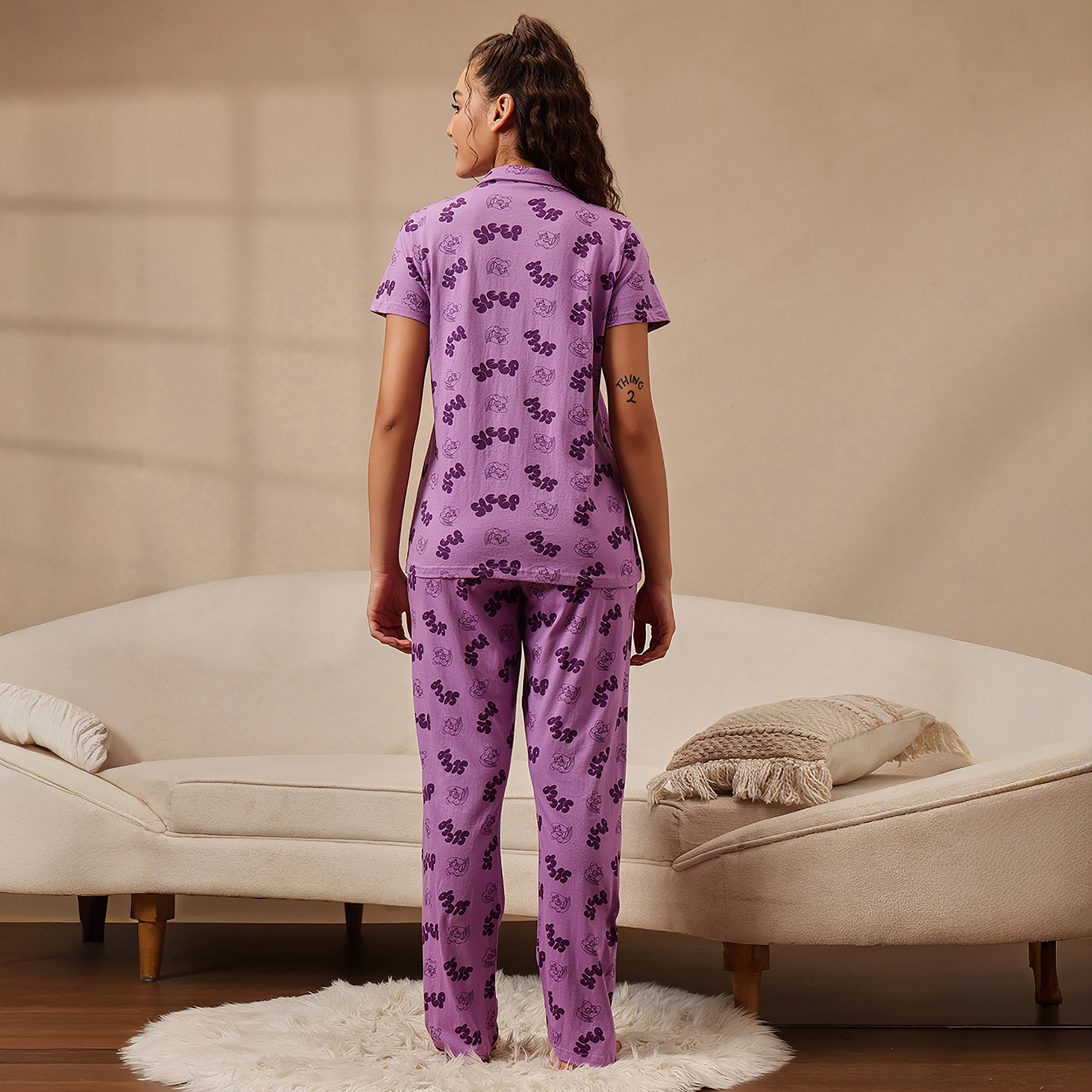 بدلة نوم نسائية "لوني تونز كلاسيك: بيبي لولا" من كلوفيا - قطن 100%-women-clothing-nightwear-pyjamas-longsets-image-4