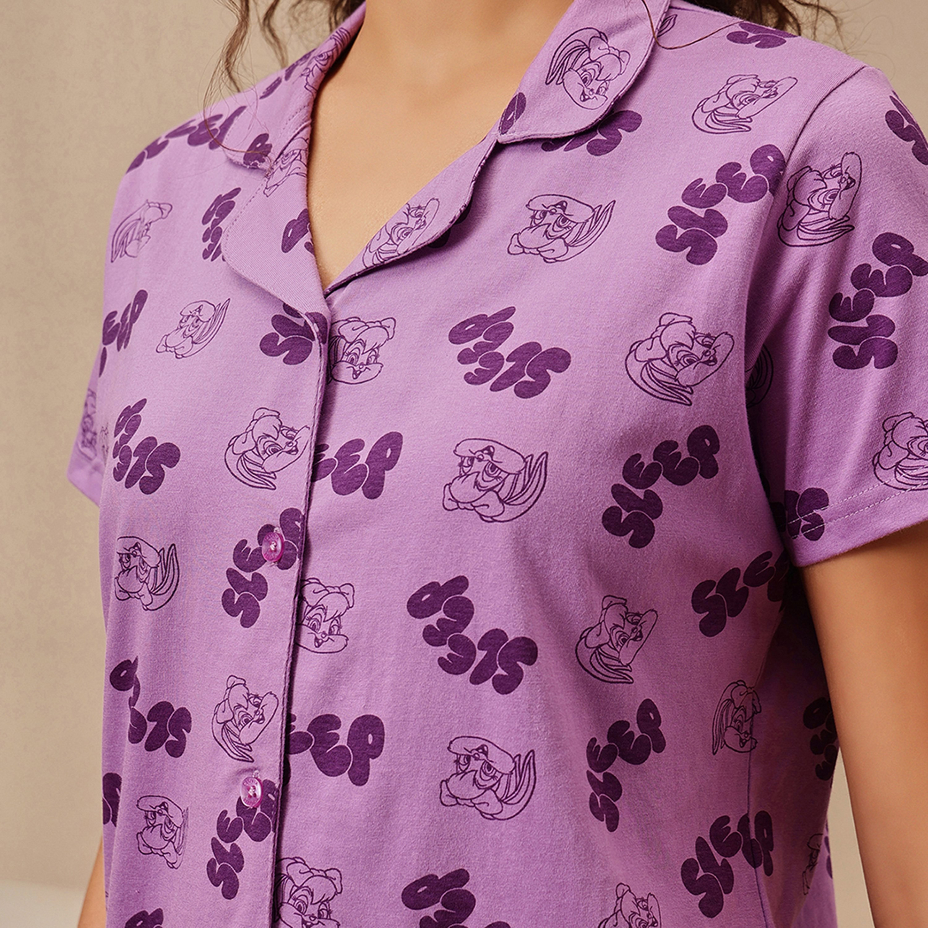 بدلة نوم نسائية "لوني تونز كلاسيك: بيبي لولا" من كلوفيا - قطن 100%-women-clothing-nightwear-pyjamas-longsets-image-6