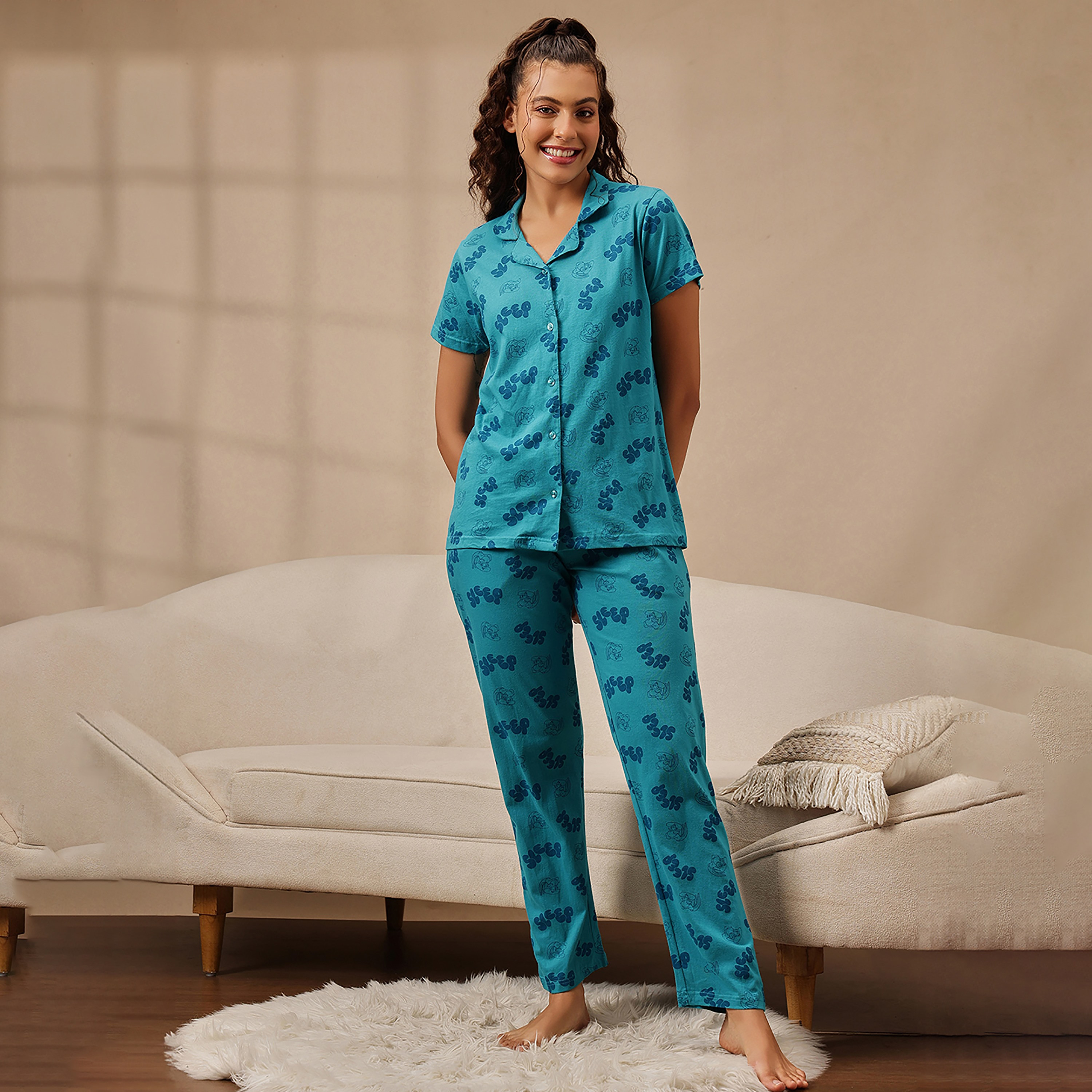 بدلة نوم نسائية "لوني تونز كلاسيك: بيبي لولا" من كلوفيا - قطن 100%-women-clothing-nightwear-pyjamas-longsets-image-8