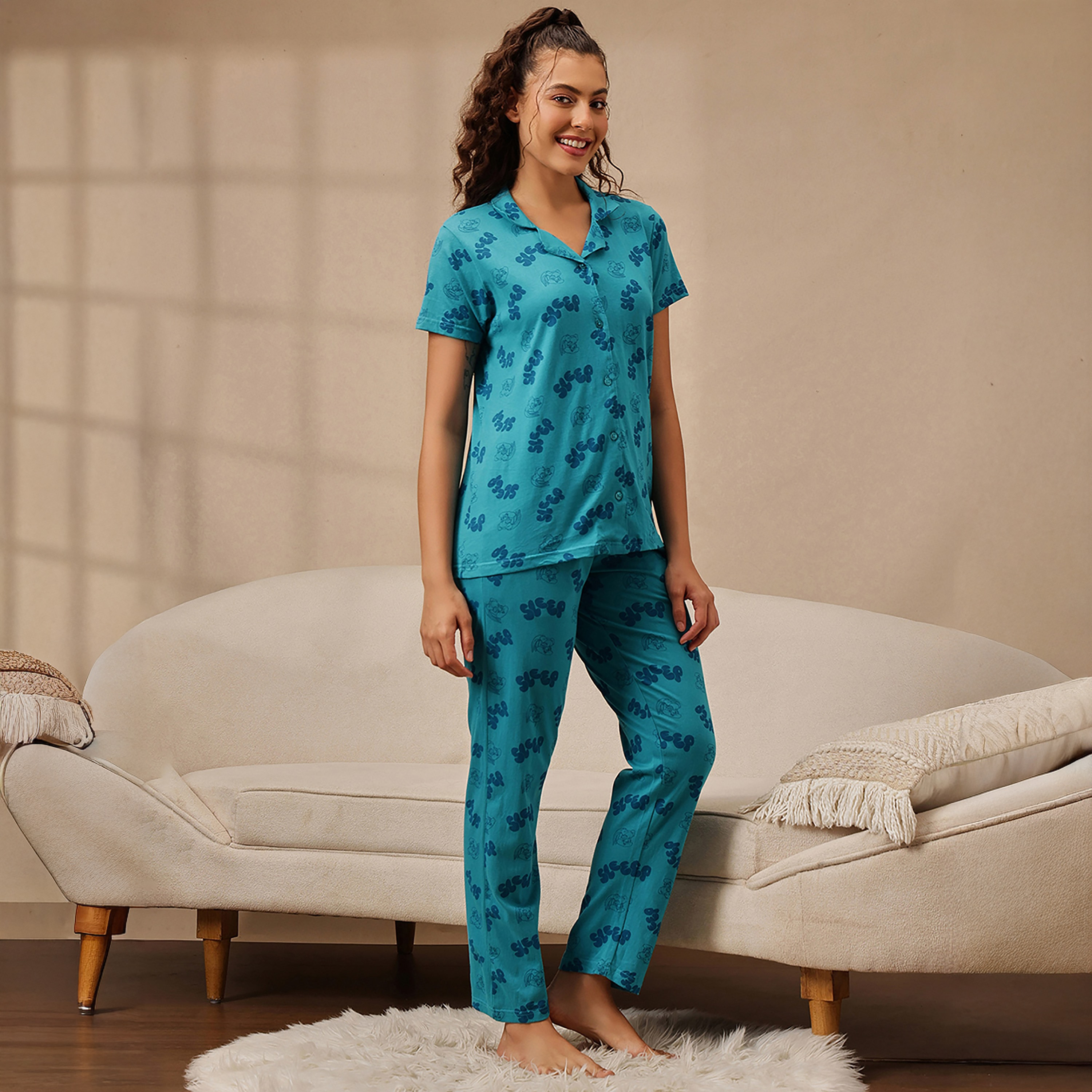 بدلة نوم نسائية "لوني تونز كلاسيك: بيبي لولا" من كلوفيا - قطن 100%-women-clothing-nightwear-pyjamas-longsets-image-9