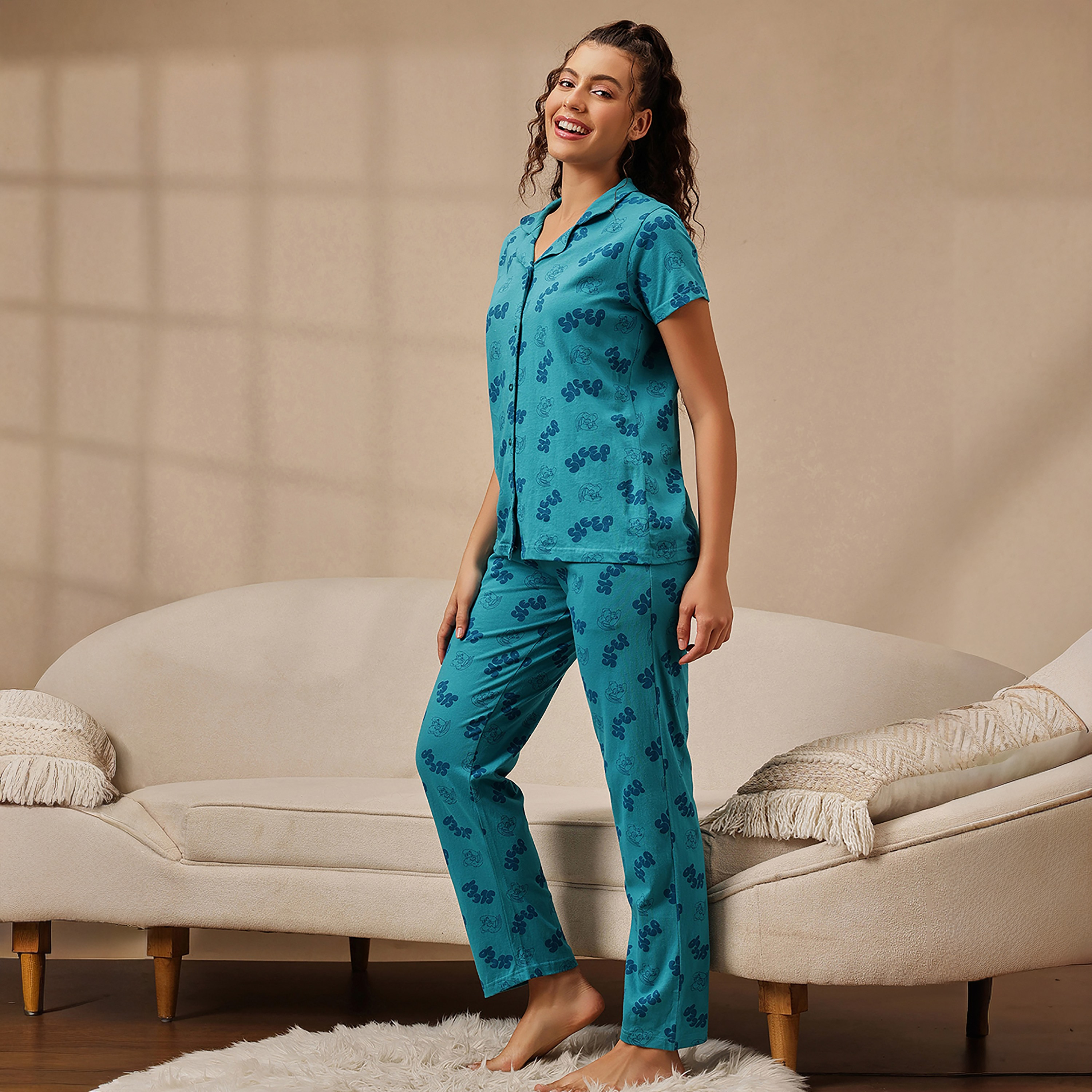 بدلة نوم نسائية "لوني تونز كلاسيك: بيبي لولا" من كلوفيا - قطن 100%-women-clothing-nightwear-pyjamas-longsets-image-10