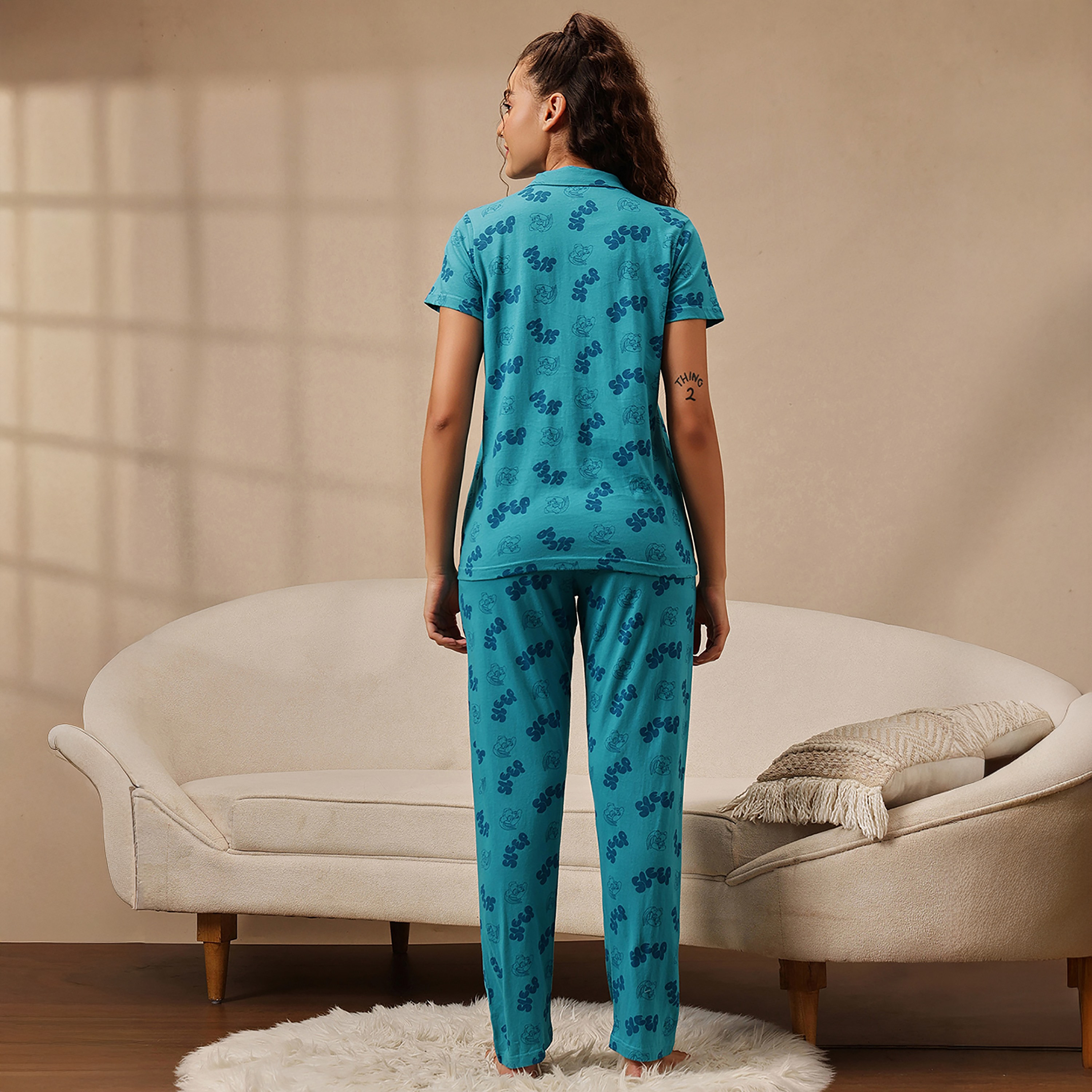 بدلة نوم نسائية "لوني تونز كلاسيك: بيبي لولا" من كلوفيا - قطن 100%-women-clothing-nightwear-pyjamas-longsets-image-11