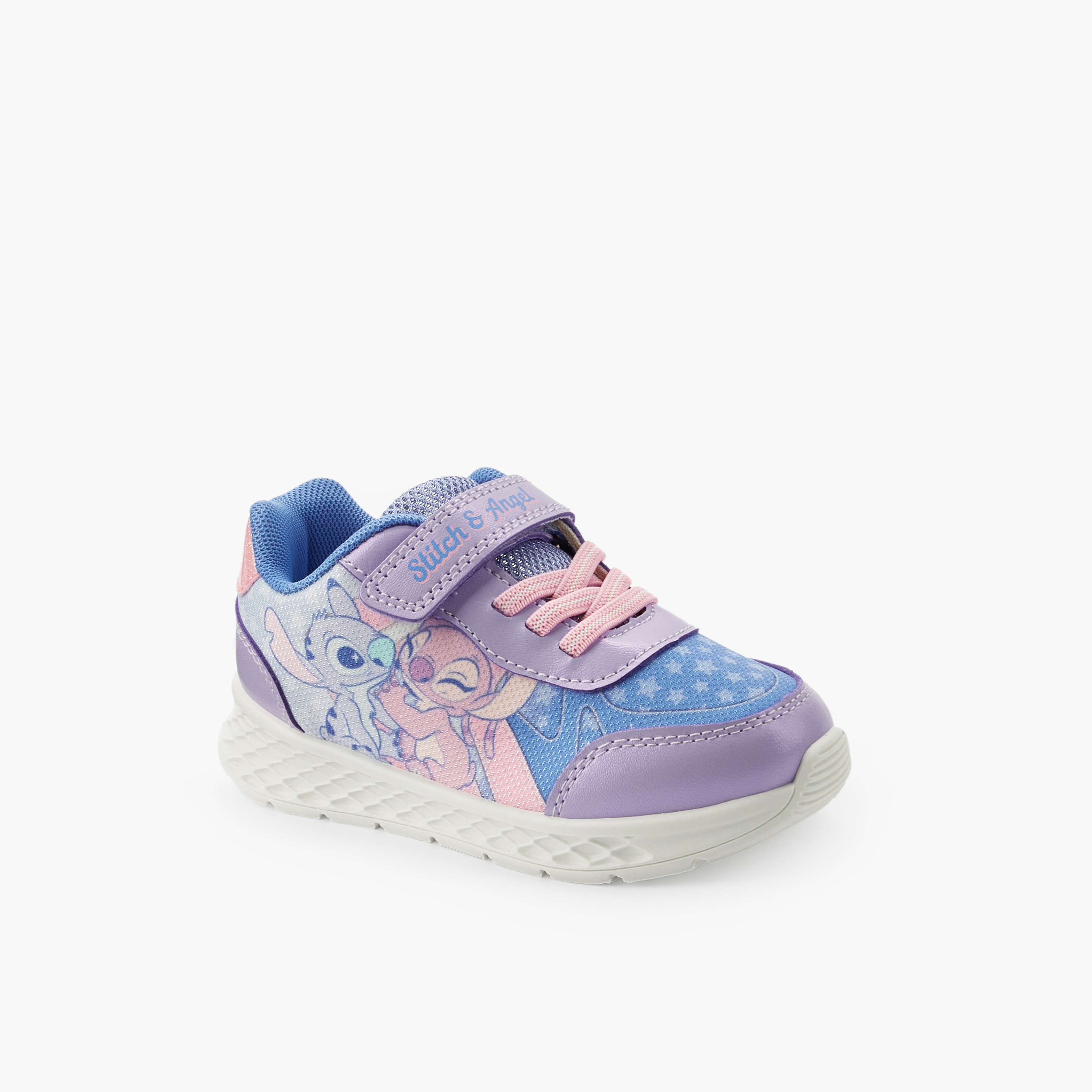 حذاء سنيكرز طول الكاحل بطبعات ستيتش وأنجل للبنات من ديزني-girls-shoes-sneakers-image-2