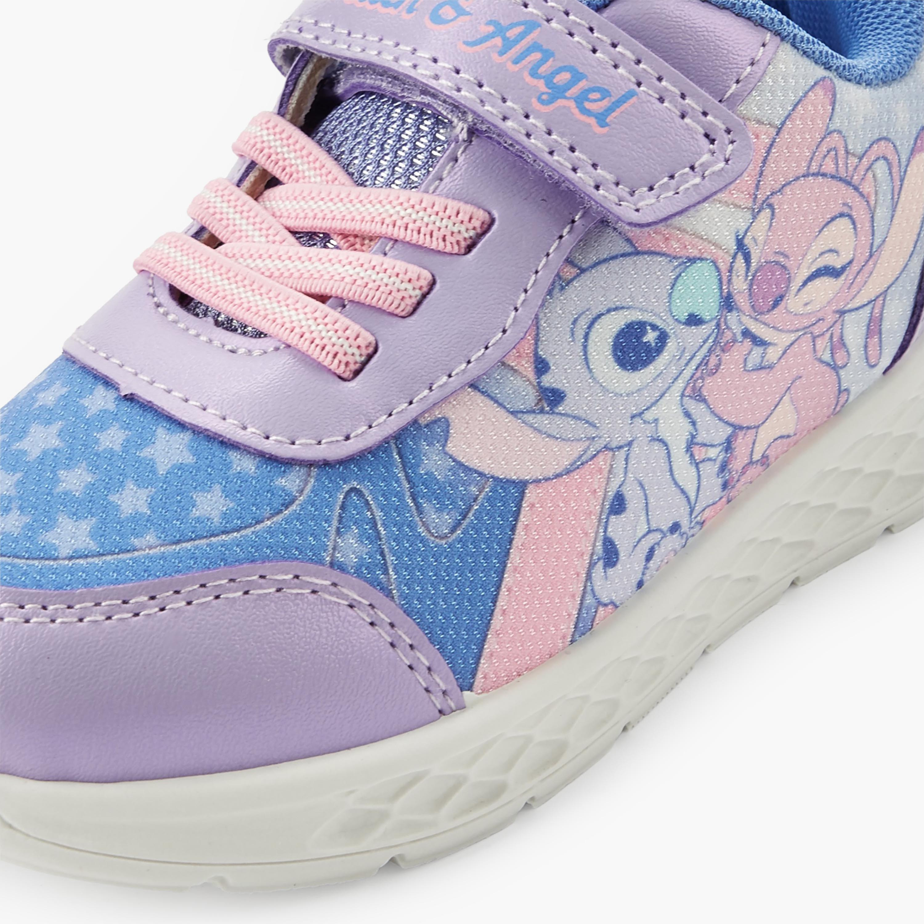 حذاء سنيكرز طول الكاحل بطبعات ستيتش وأنجل للبنات من ديزني-girls-shoes-sneakers-image-4
