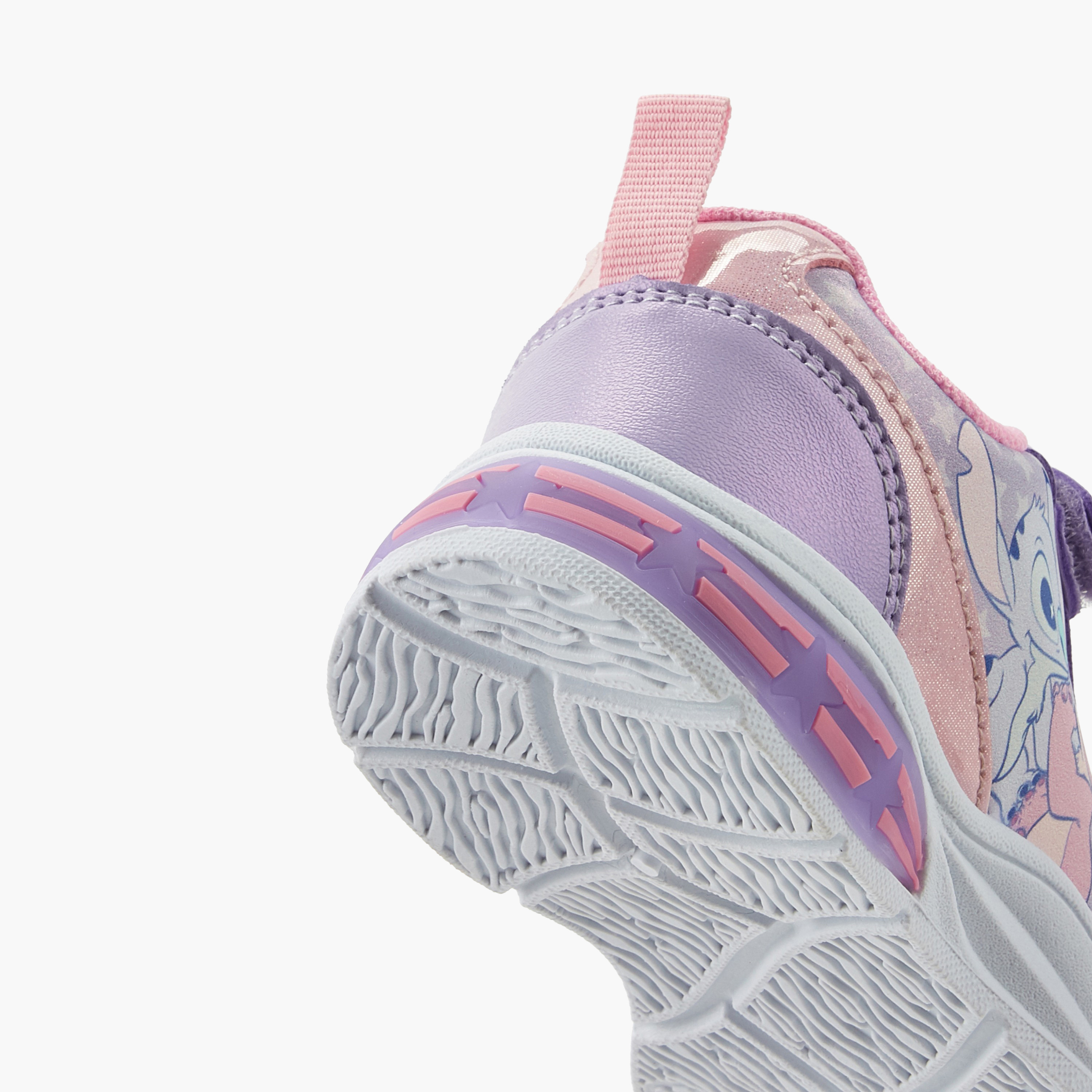 حذاء سنيكرز مضيء طول الكاحل بطبعات ستيتش وأنجل للبنات من ديزني-girls-shoes-sneakers-image-5