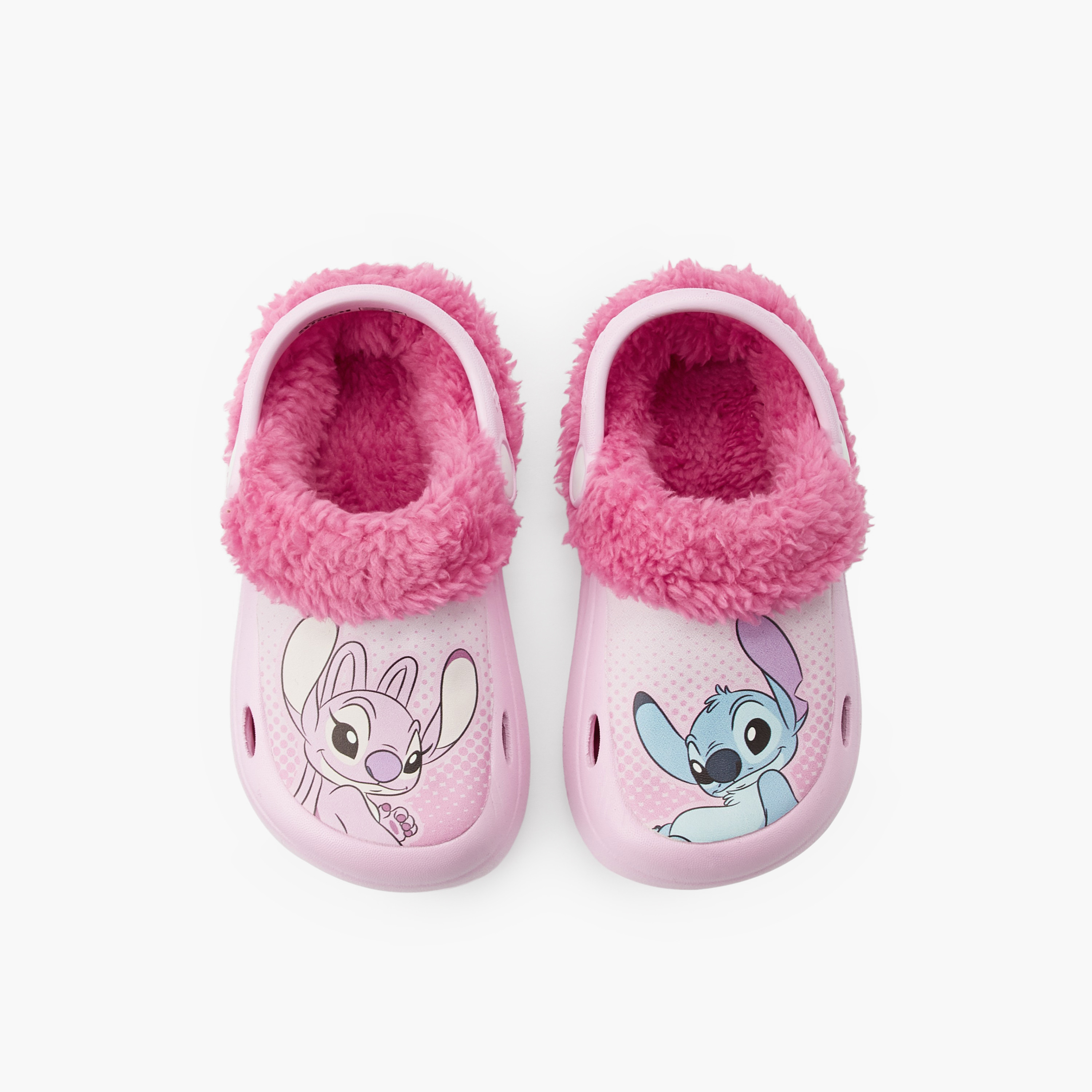 Disney Girls Lilo and Angel Faux Fur Clogs-girls-shoes-flipflopsandslides-image-1