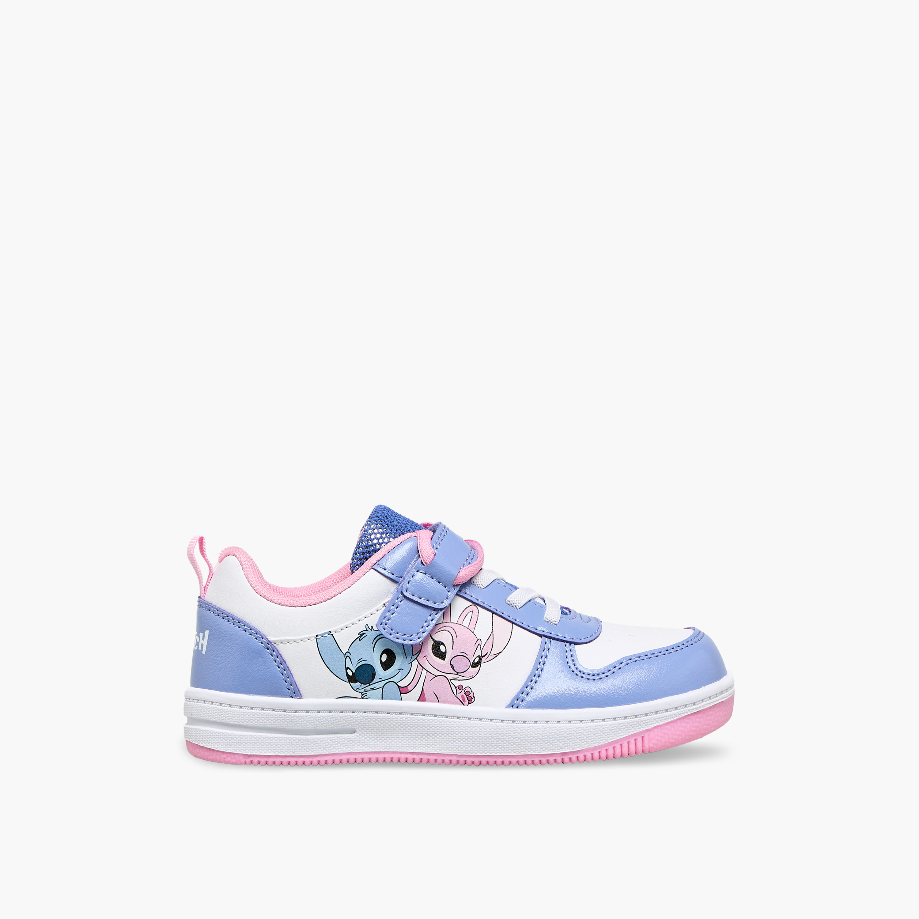 حذاء سنيكرز بكاحل وشريط إغلاق بطبعة ستيتش وأنجل للبنات من ديزني-girls-shoes-sneakers-image-3