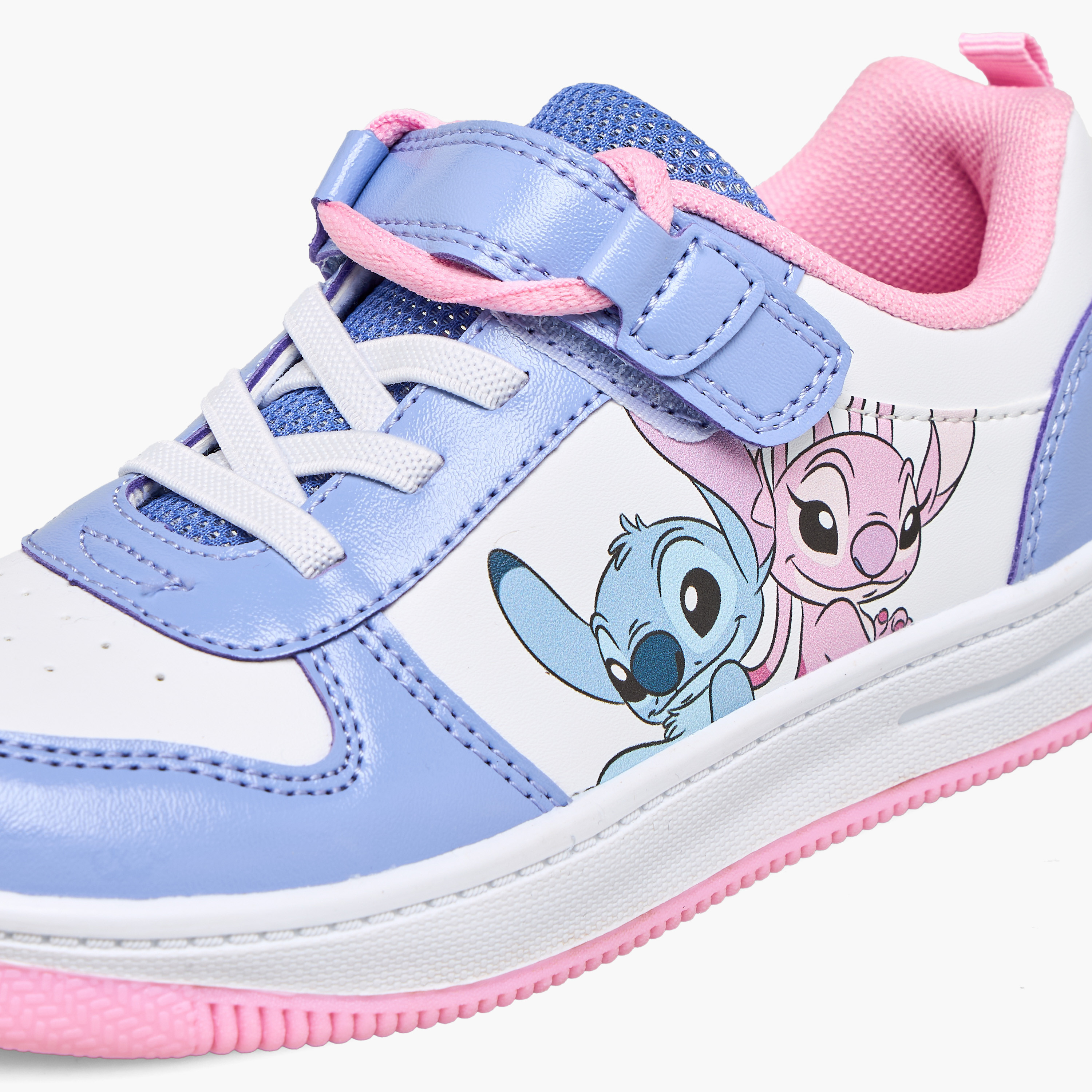 حذاء سنيكرز بكاحل وشريط إغلاق بطبعة ستيتش وأنجل للبنات من ديزني-girls-shoes-sneakers-image-4