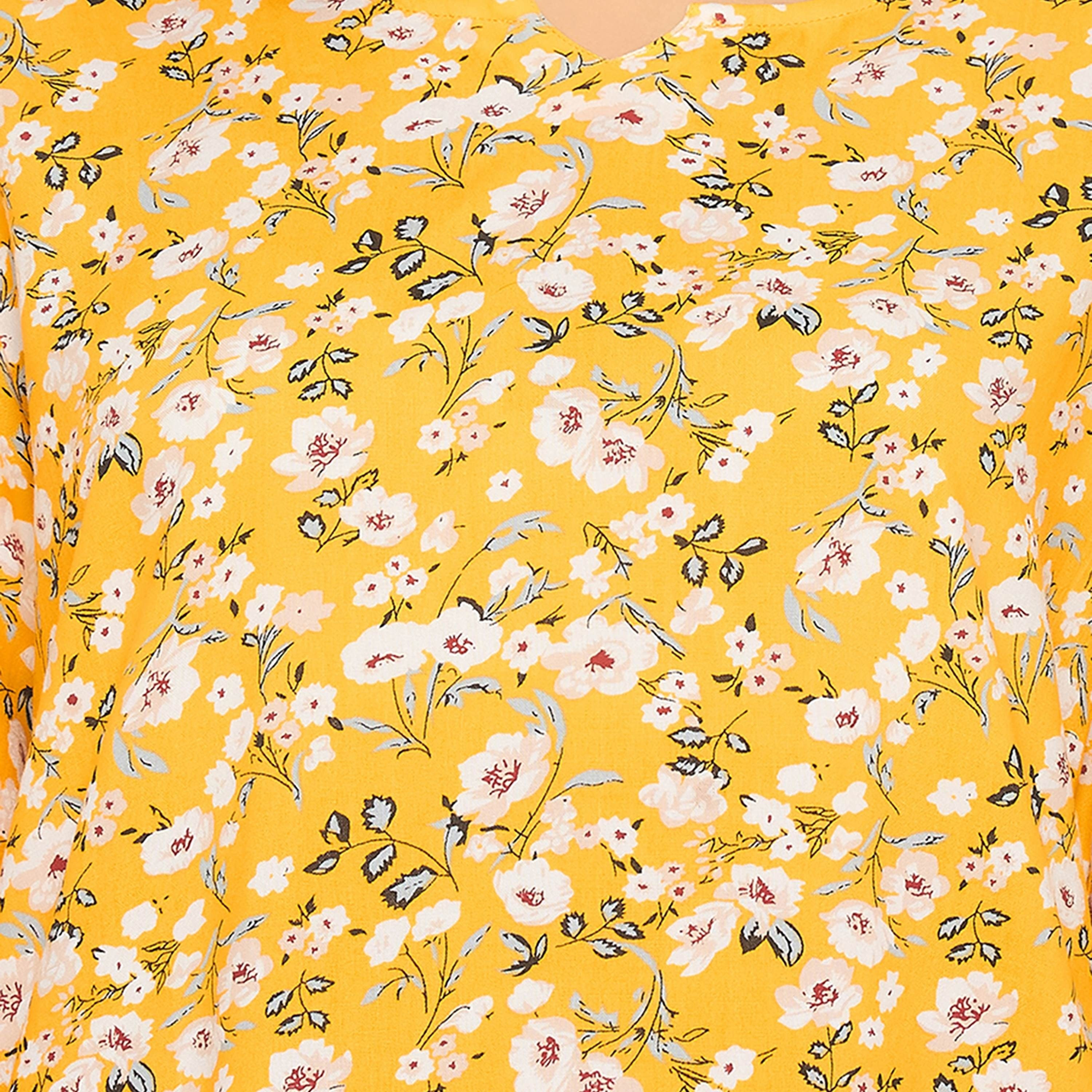 Clovia Floral Printed Women's Top & Pyjama Set - Rayon-women-clothing-nightwear-pyjamas-longsets-image-12